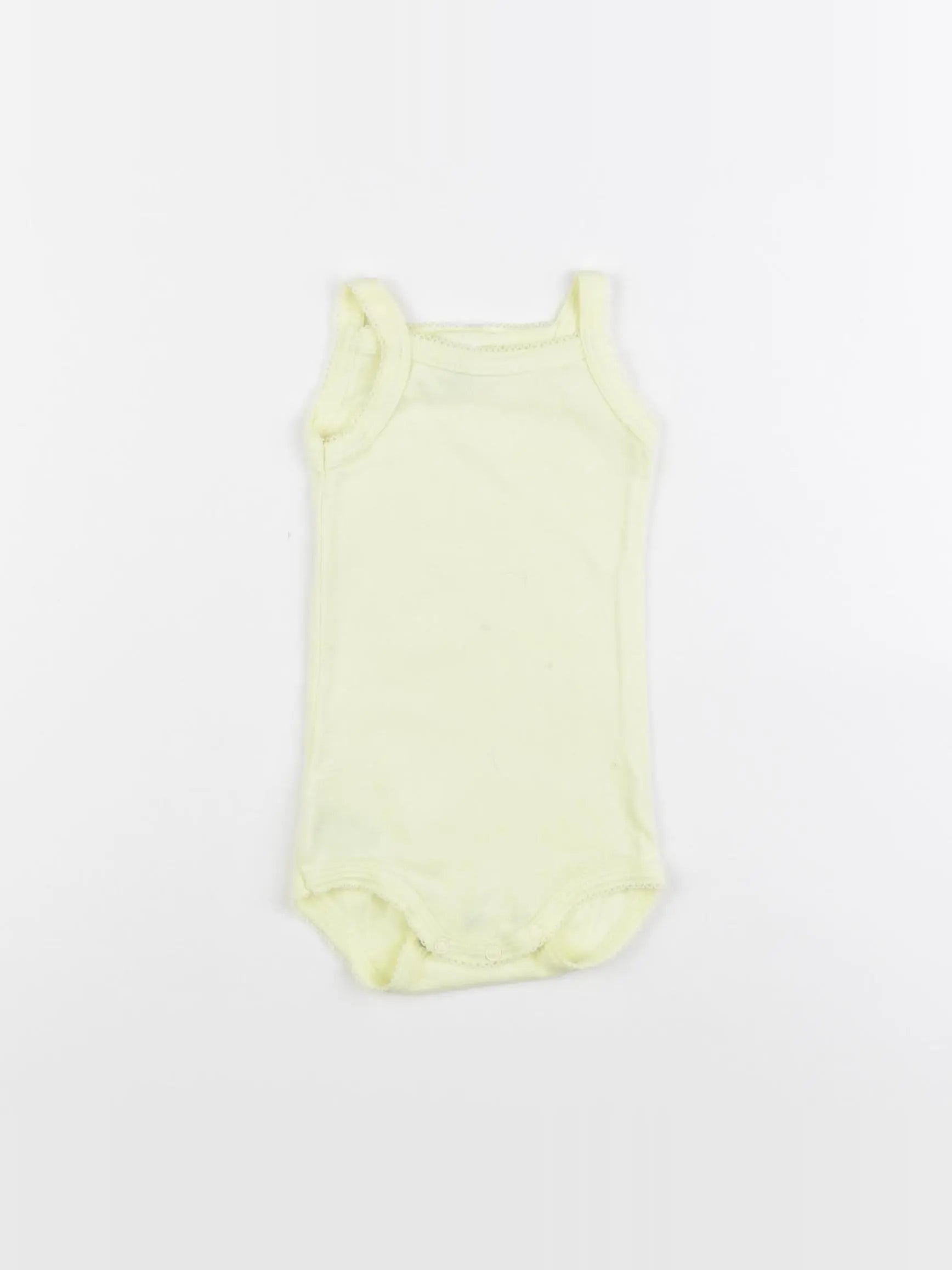 Petit Bateau - body jaune - 3 mois