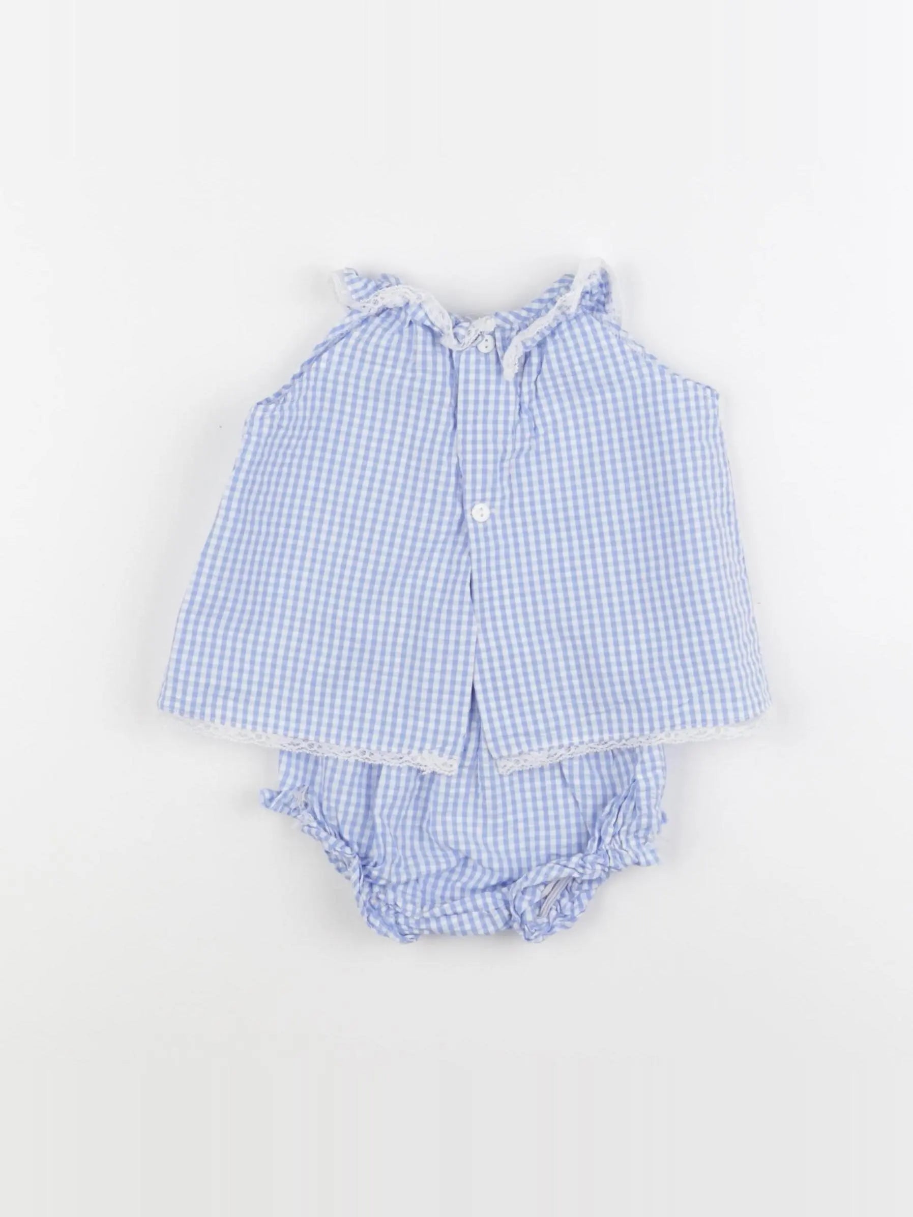 Lola Palacios - ensemble bleu - 6 mois