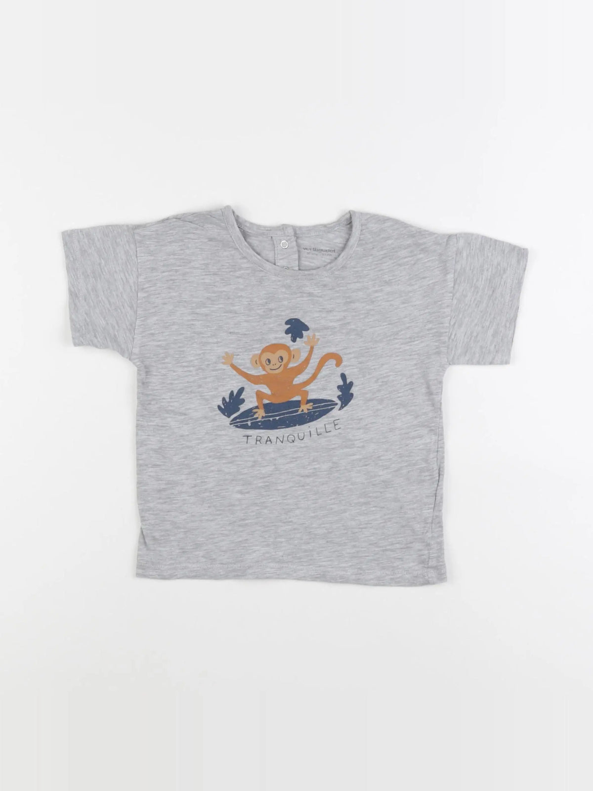 Vertbaudet - tee-shirt gris - 36 mois