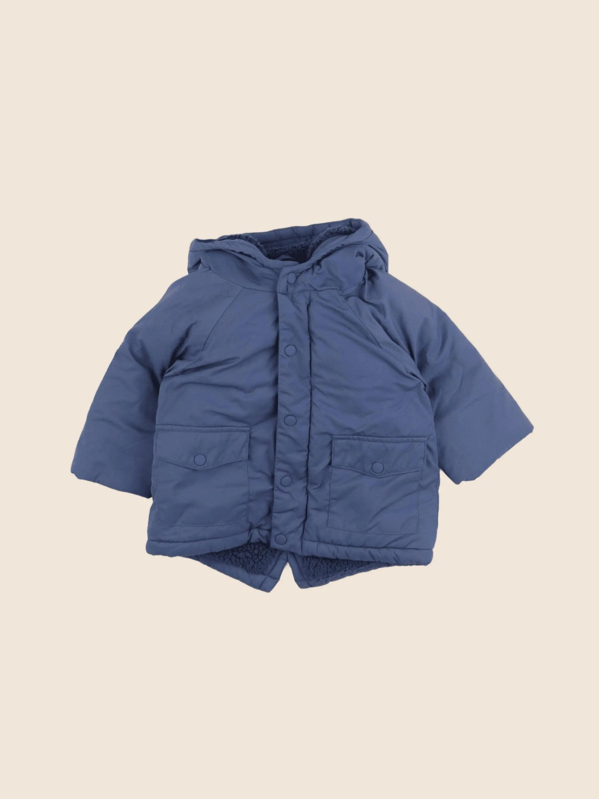 Vertbaudet - doudoune bleu - 6 mois