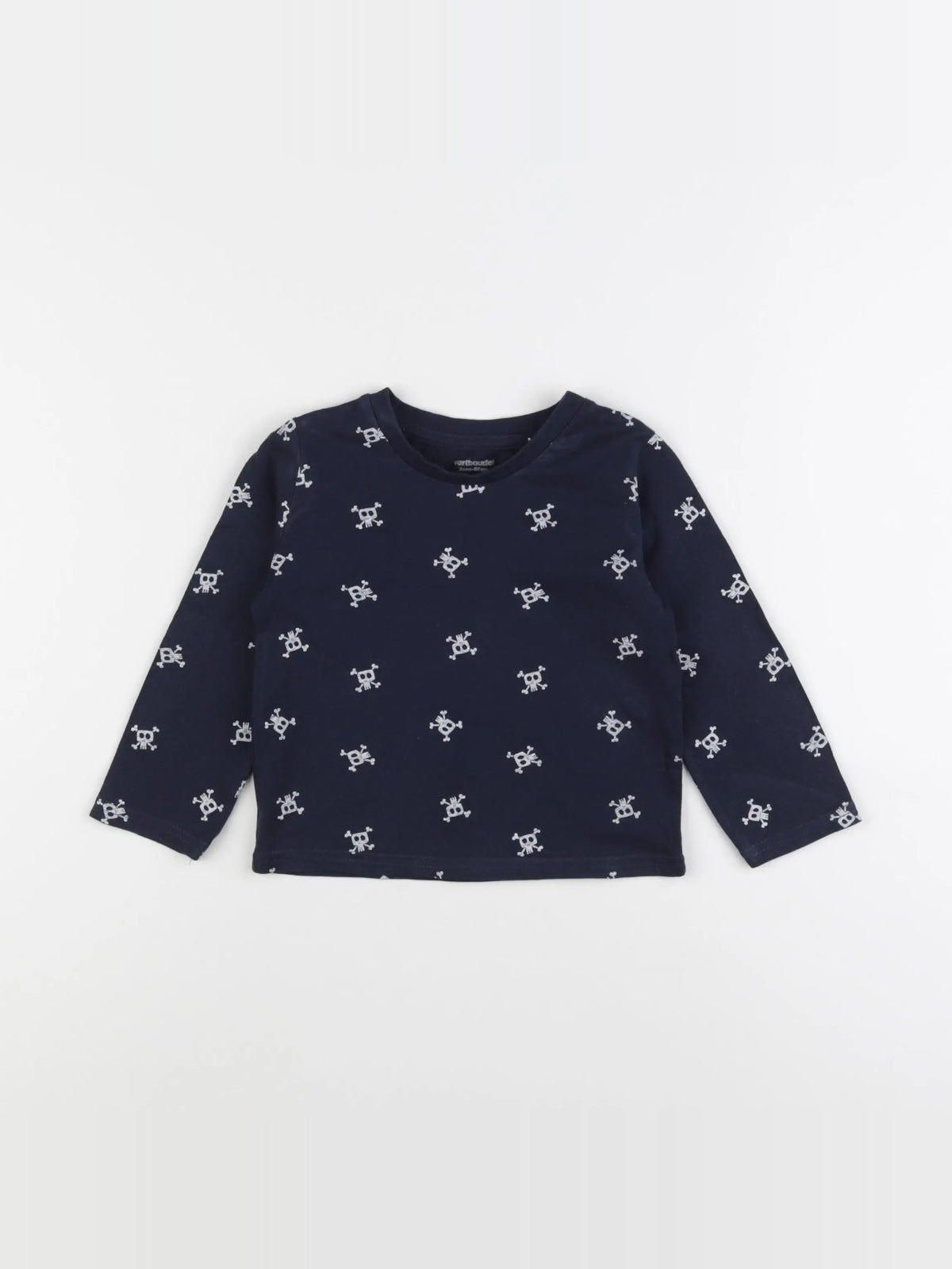 Vertbaudet - tee-shirt bleu - 2 ans