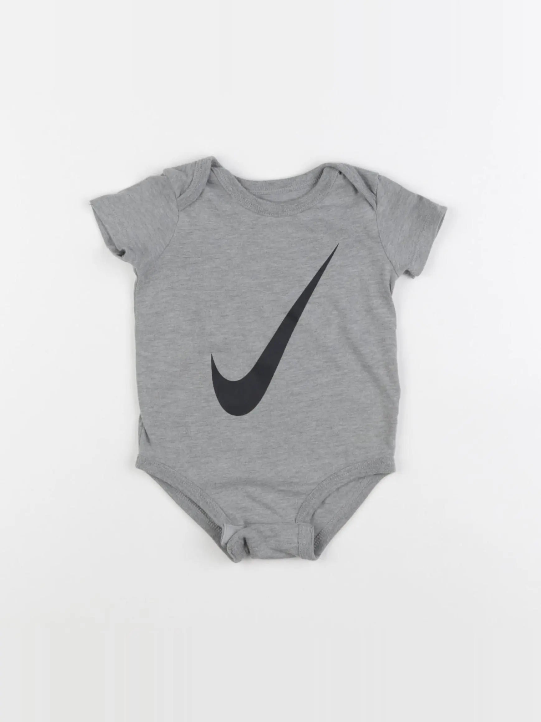 Nike - body gris - 0/6 mois