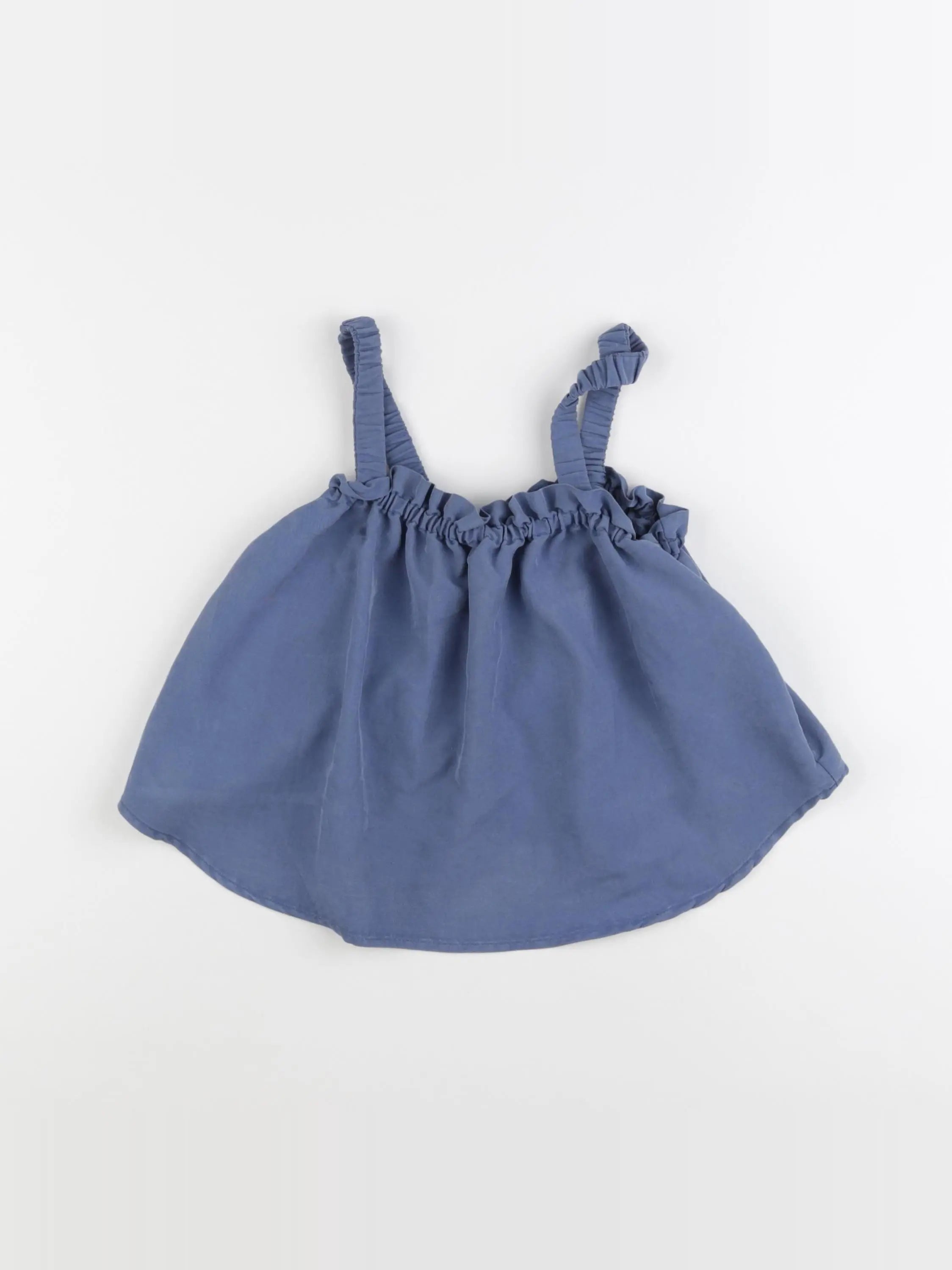 Mango - blouse bleu - 9 ans