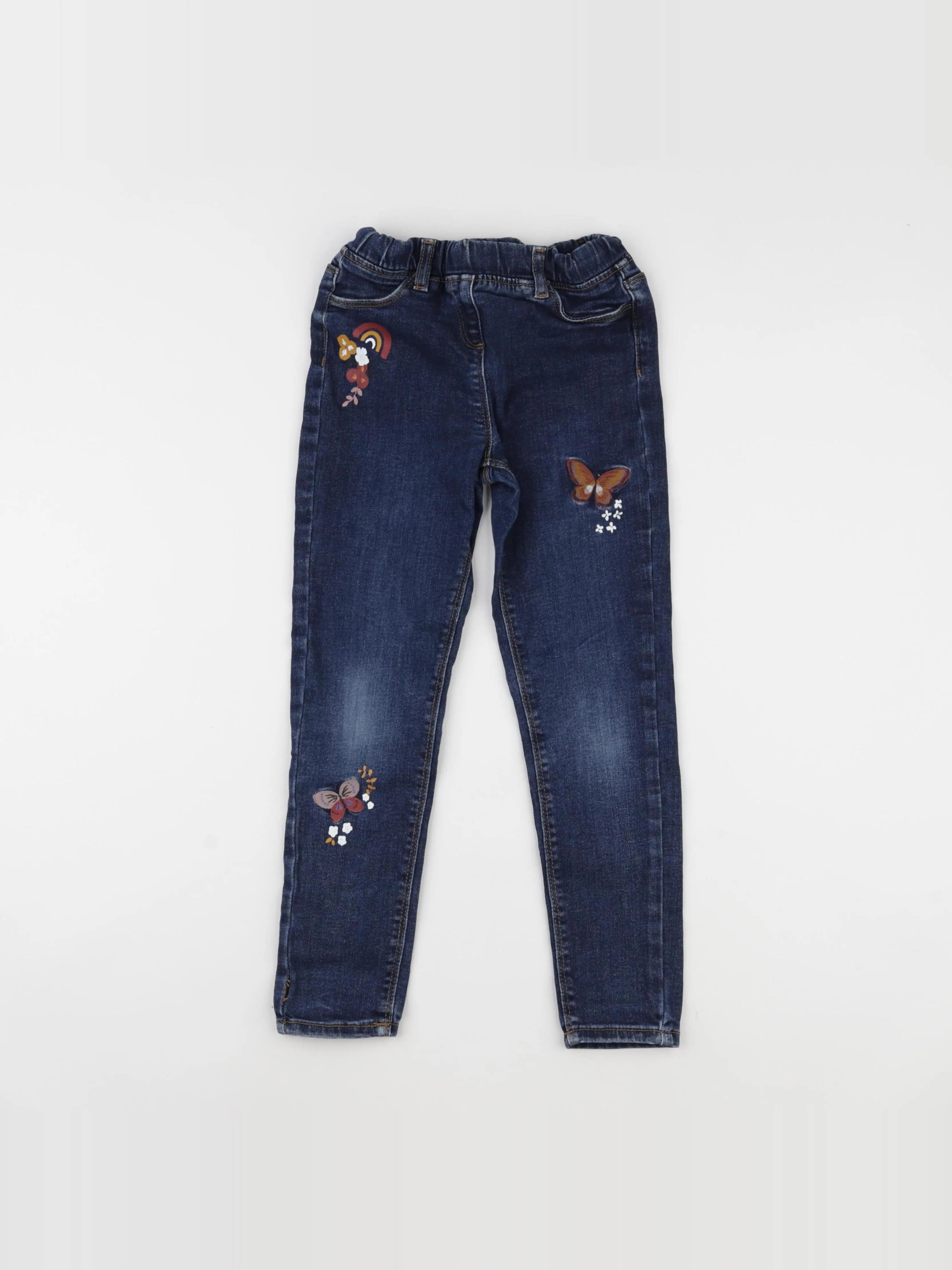 Vertbaudet - jegging bleu - 8 ans