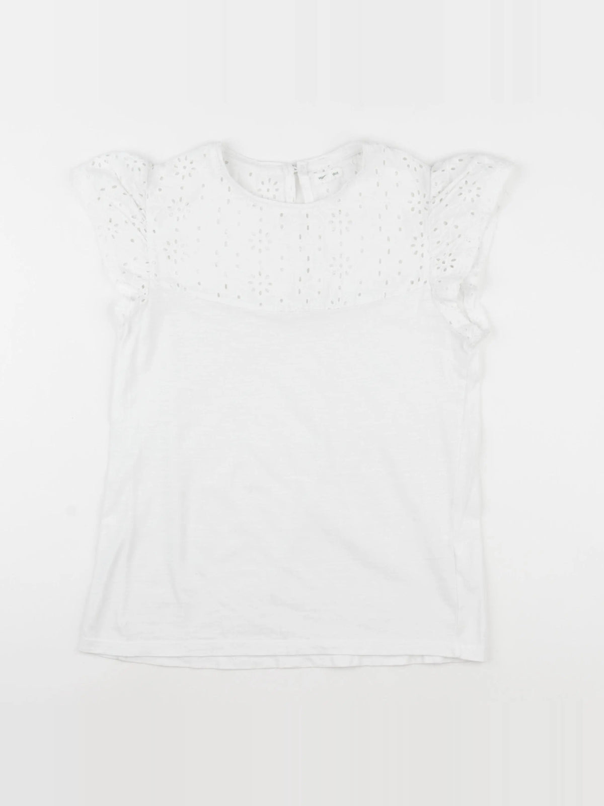 Vertbaudet - tee-shirt blanc - 14 ans