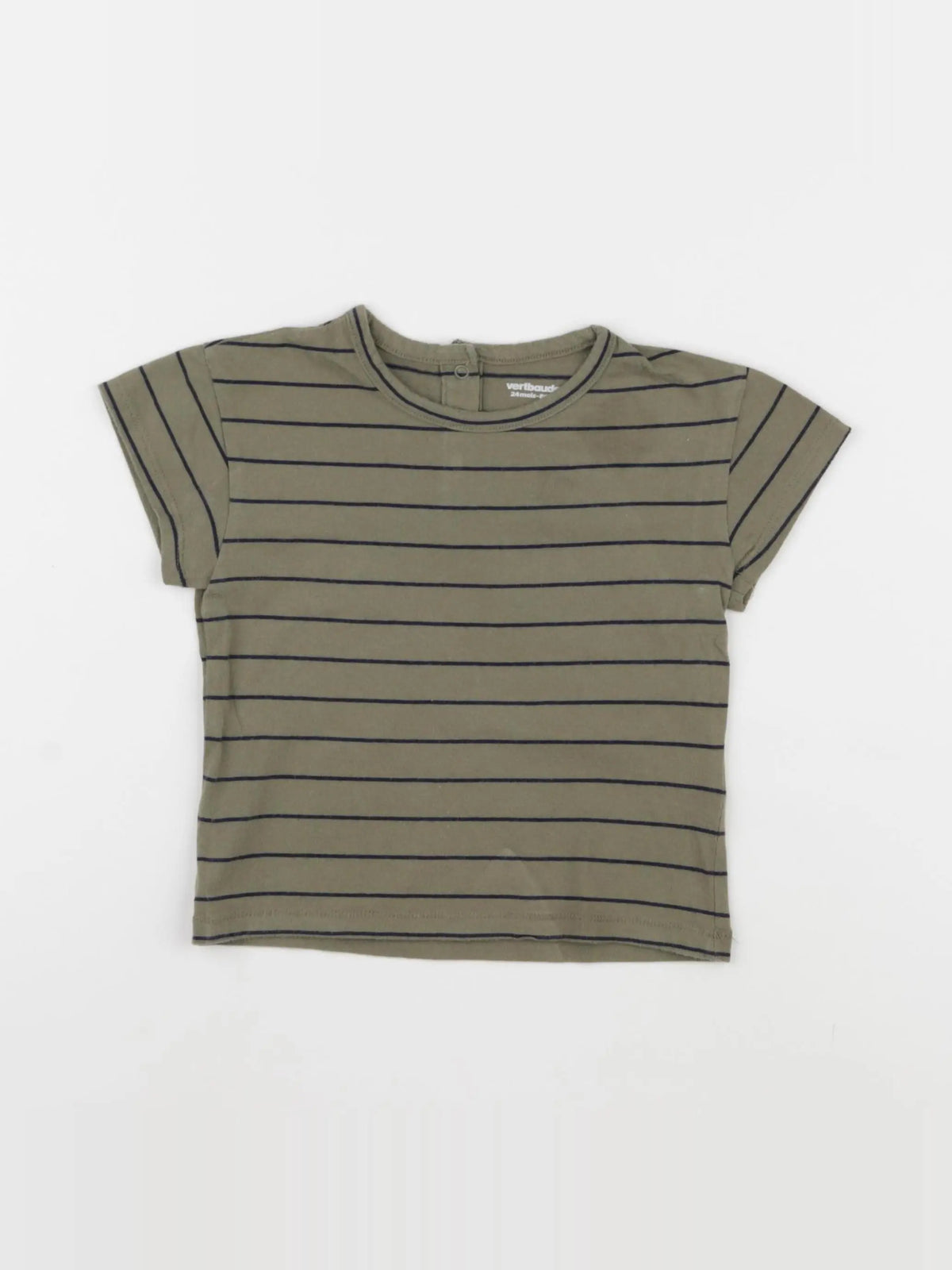 Vertbaudet - tee-shirt vert - 24 mois