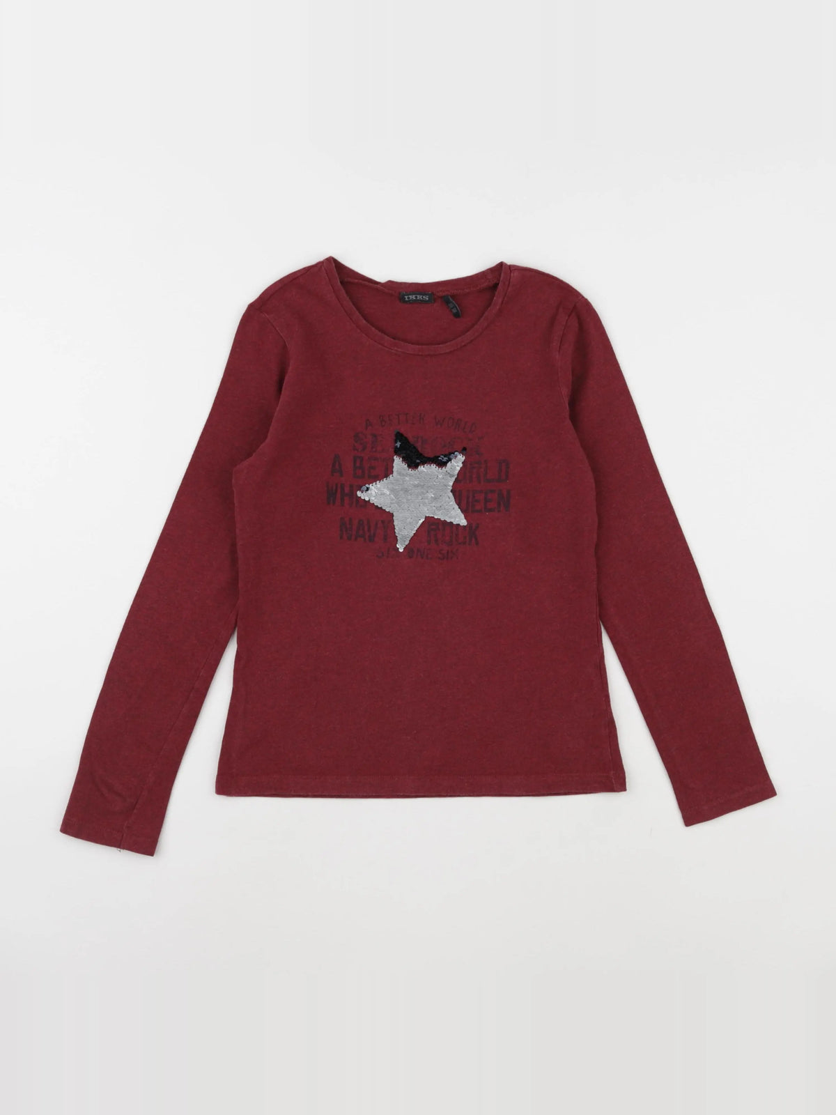 IKKS - tee-shirt rouge - 10 ans