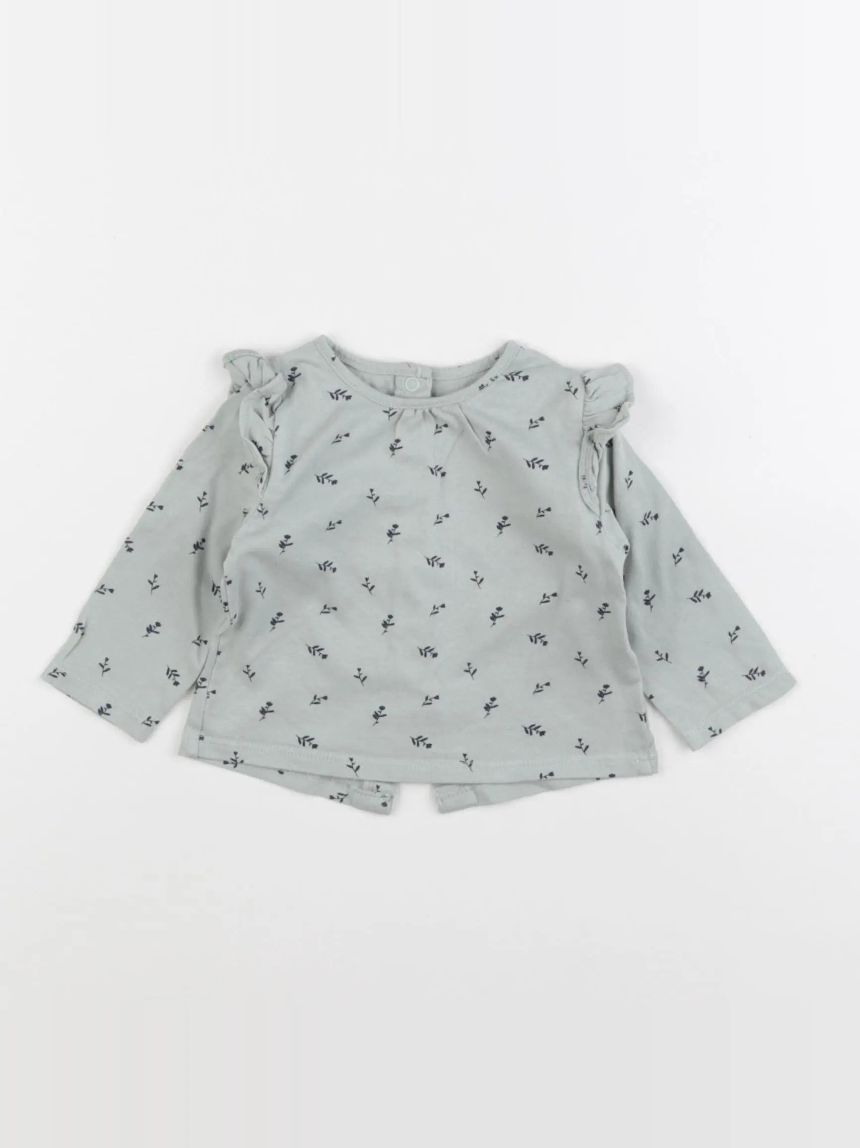 Vertbaudet - tee-shirt vert - 3 mois