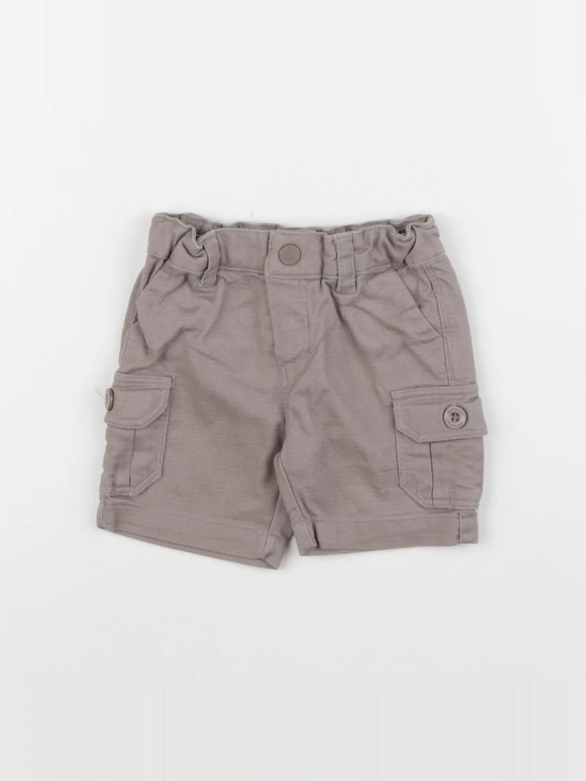 Vertbaudet - short marron - 6 mois
