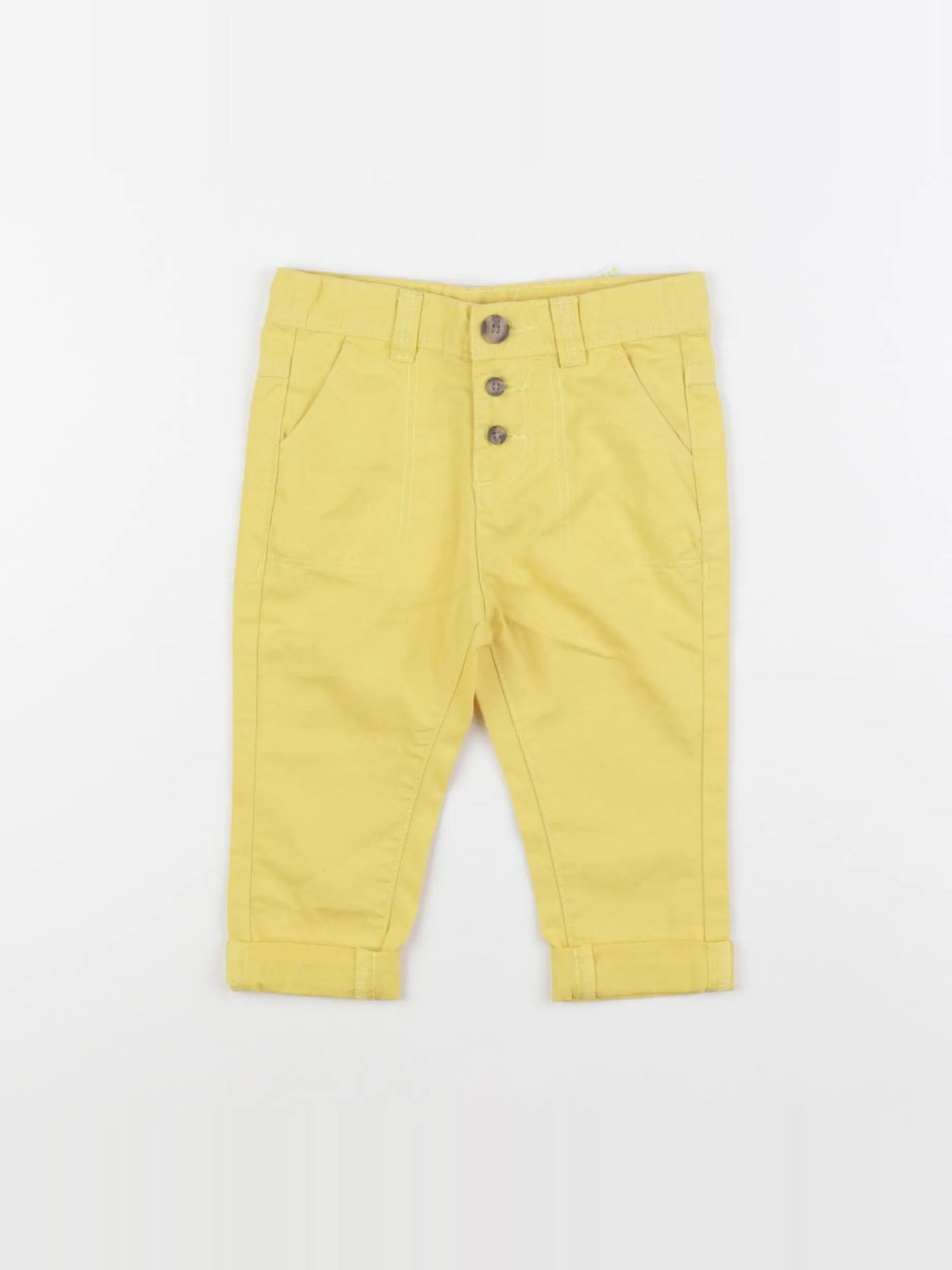 Tape à l'oeil - pantalon jaune - 9 mois