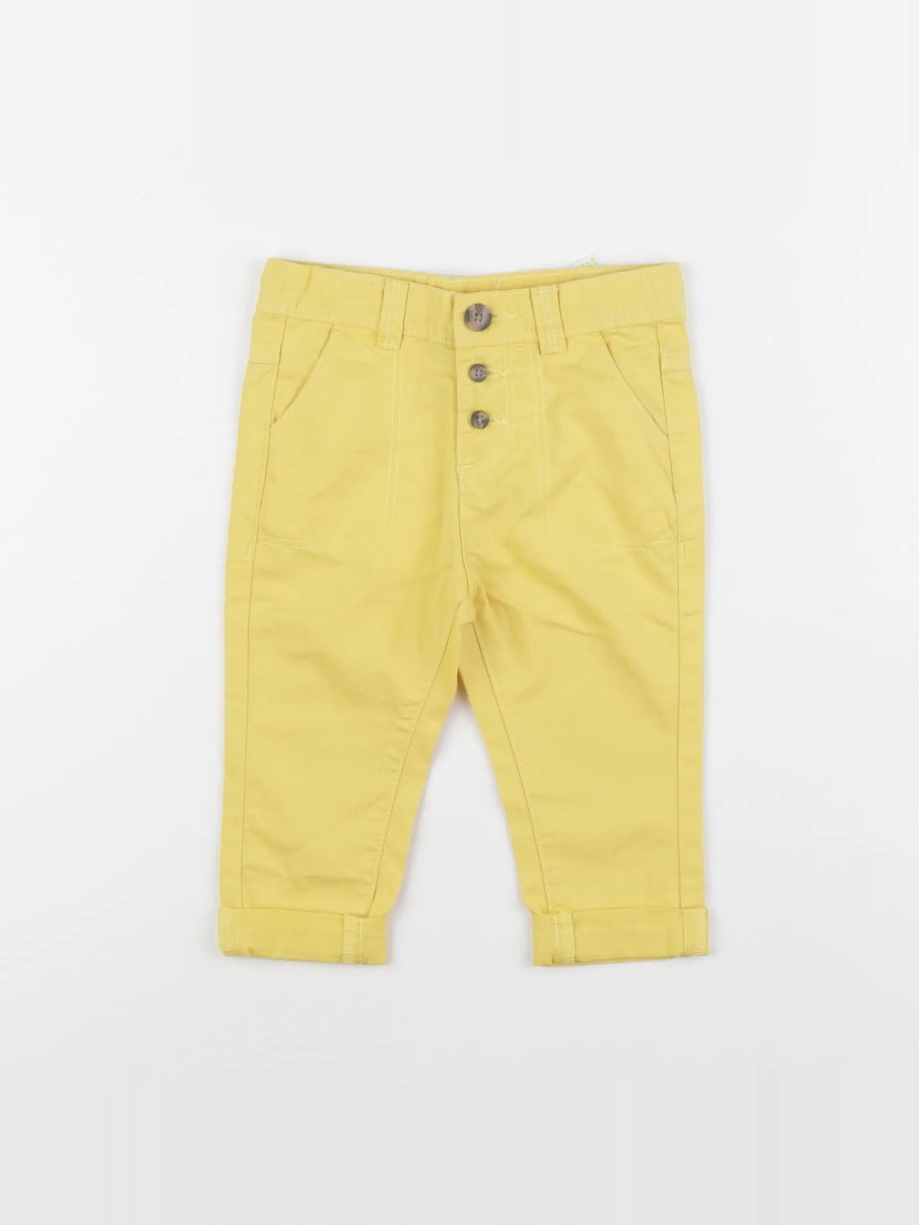 Tape à l'oeil - pantalon jaune - 9 mois