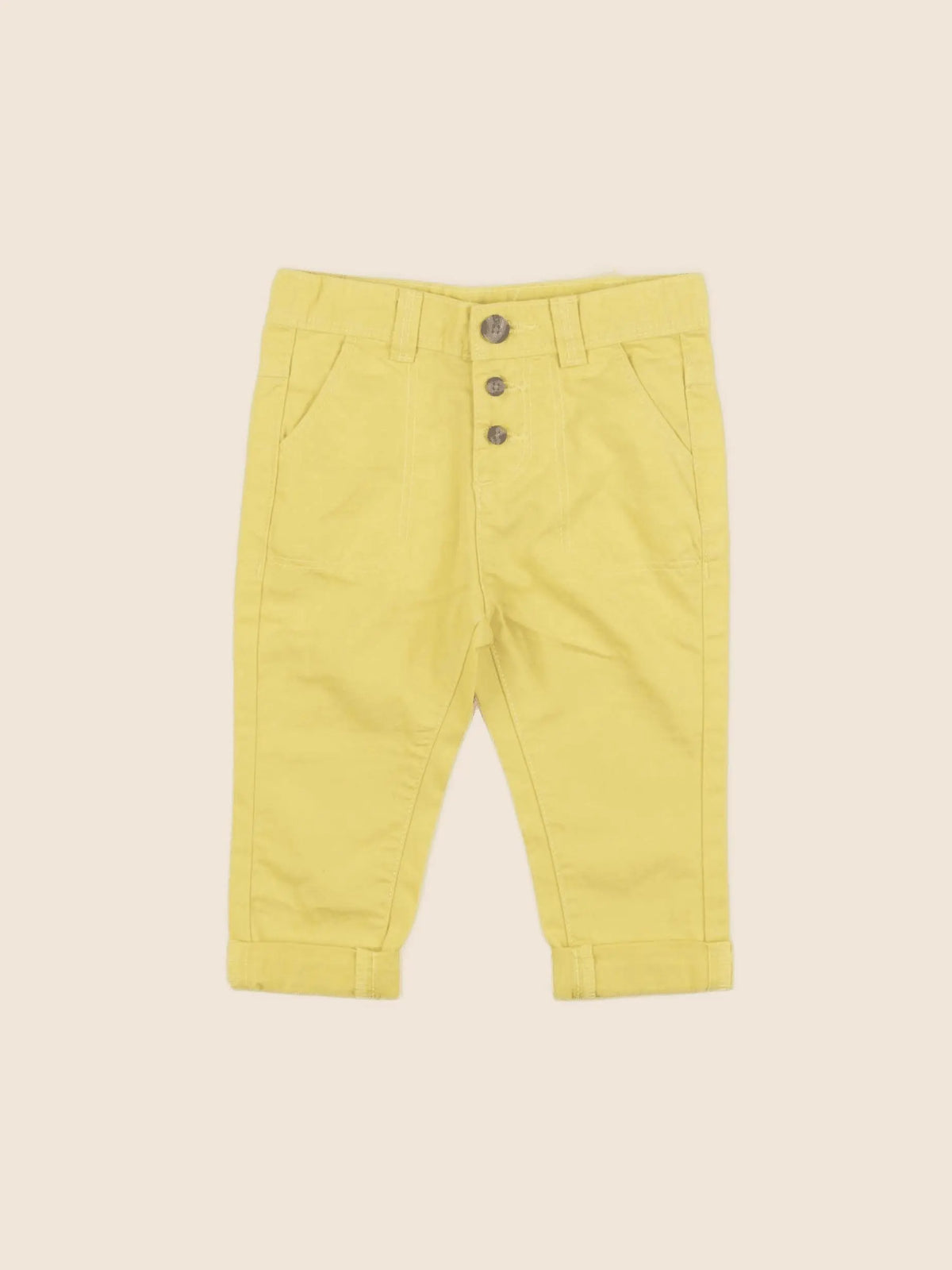 Tape à l'oeil - pantalon jaune - 9 mois