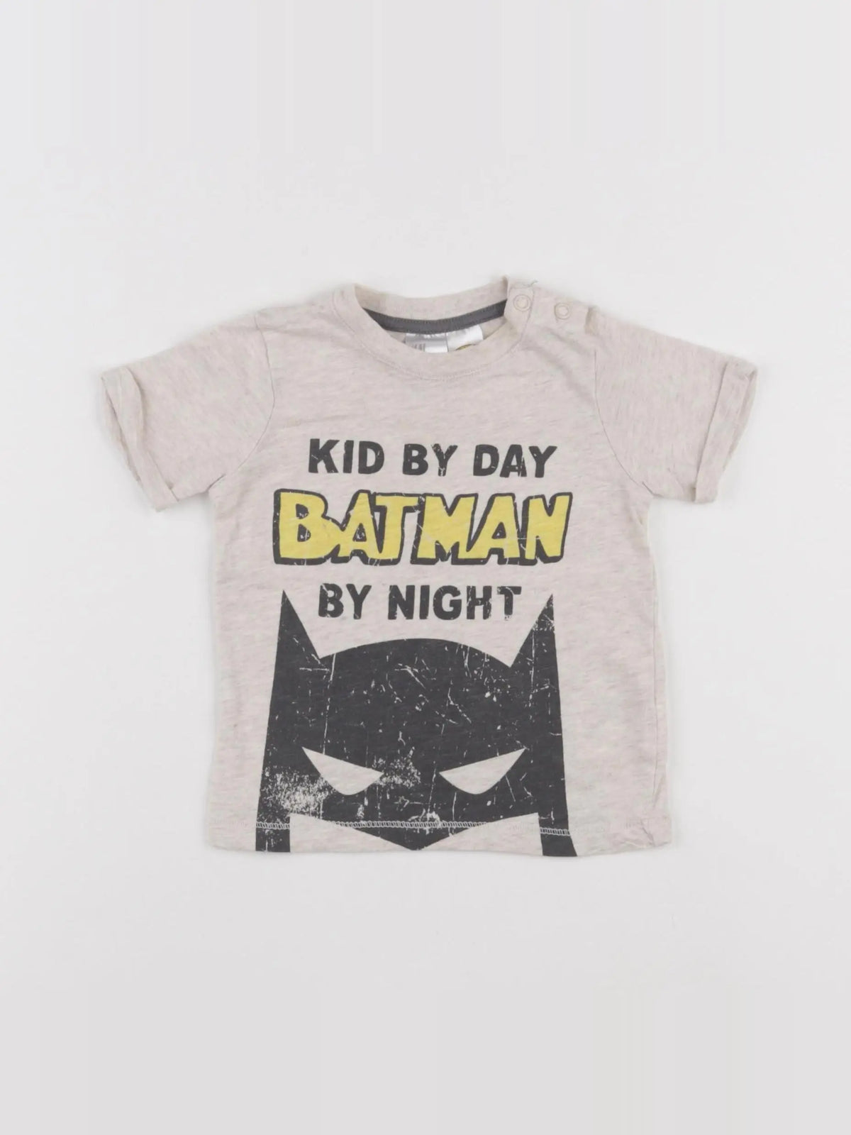 H&M - tee-shirt imprimé au dos beige - 3/6 mois