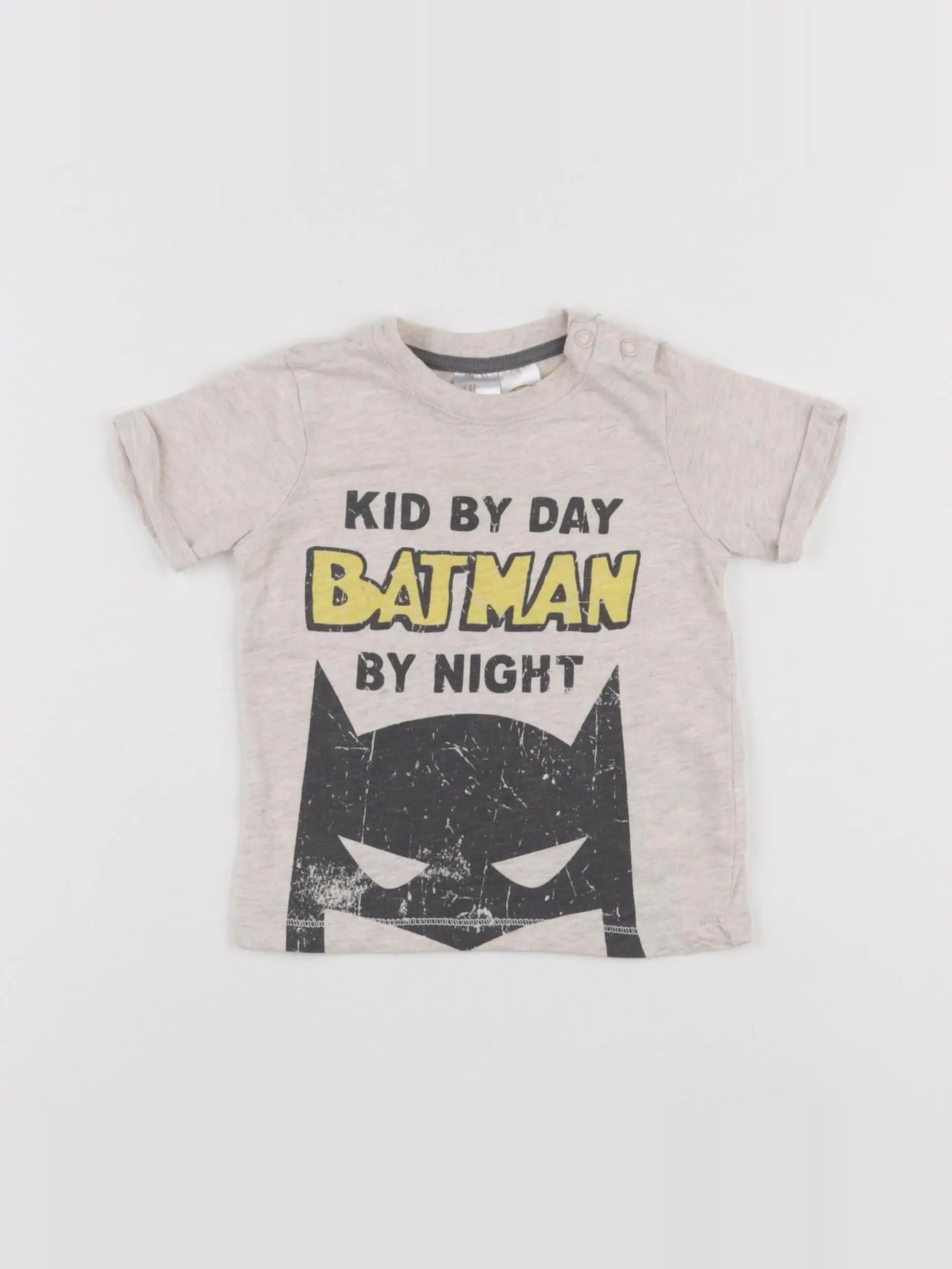 H&M - tee-shirt imprimé au dos beige - 3/6 mois