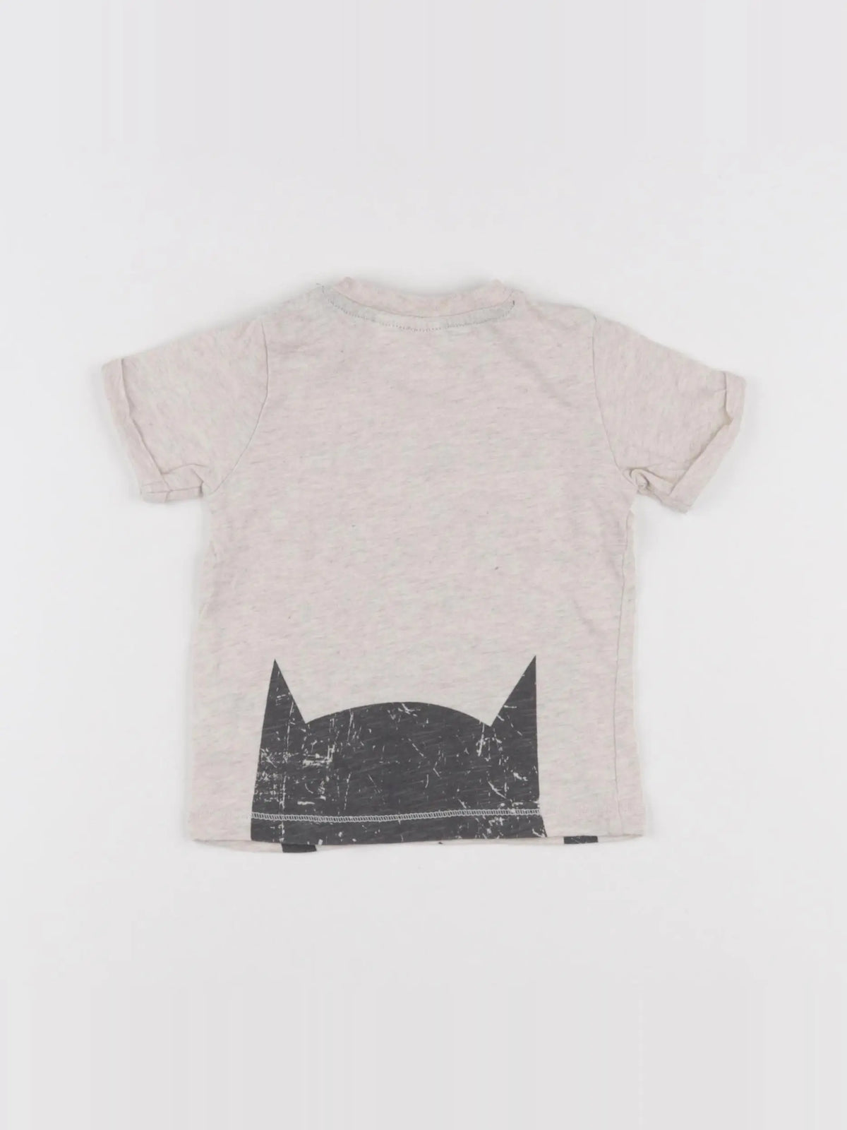 H&M - tee-shirt imprimé au dos beige - 3/6 mois