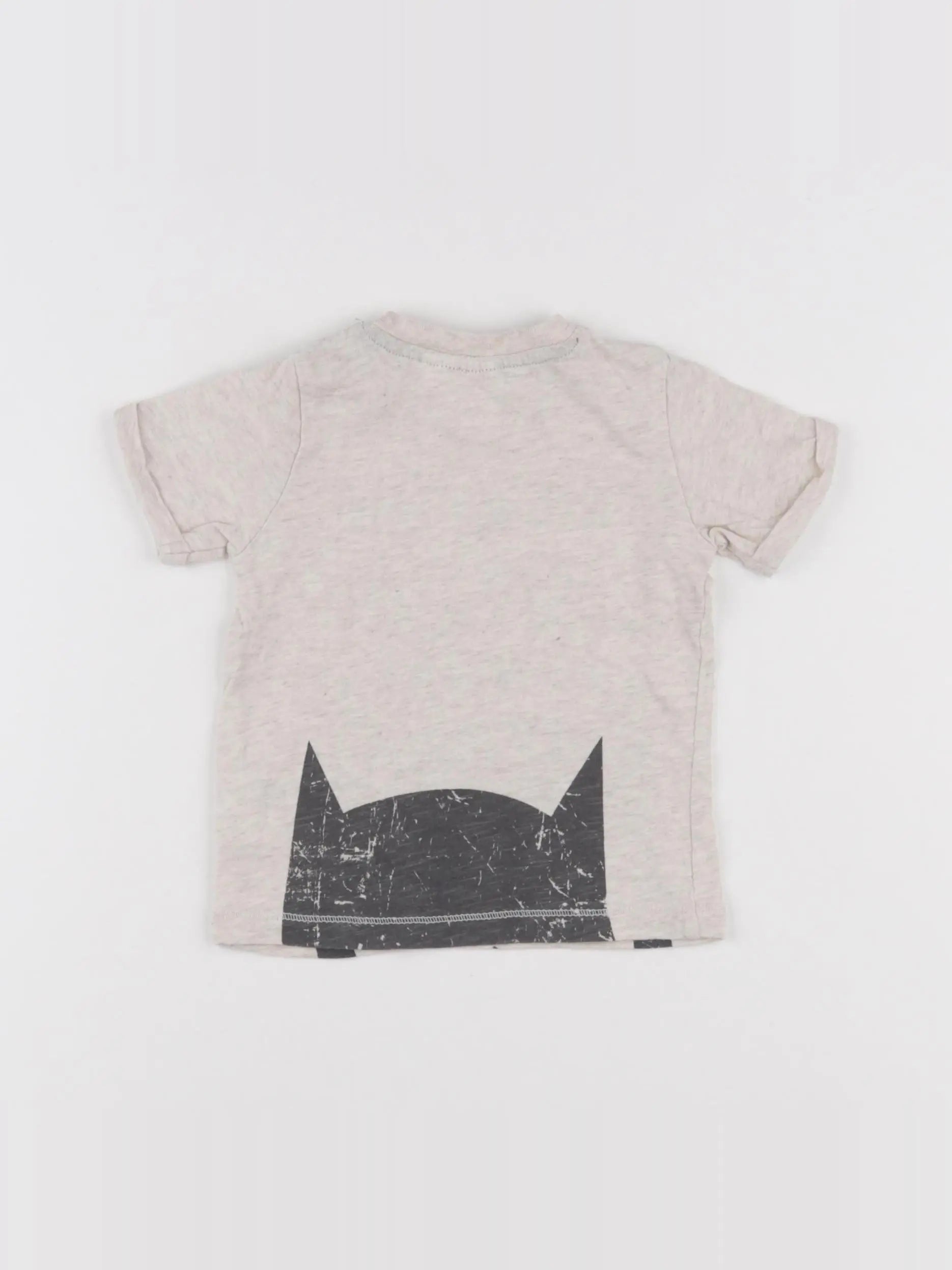 H&M - tee-shirt imprimé au dos beige - 3/6 mois
