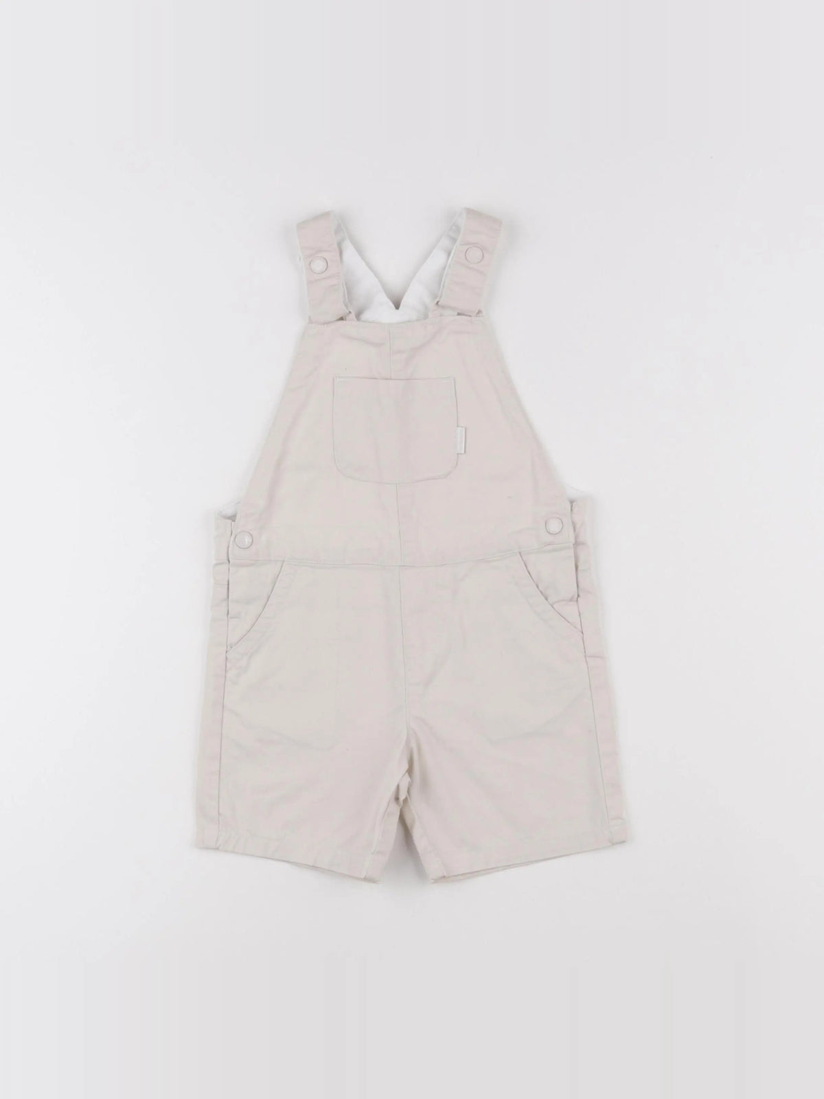 Vertbaudet - salopette blanc - 3 ans