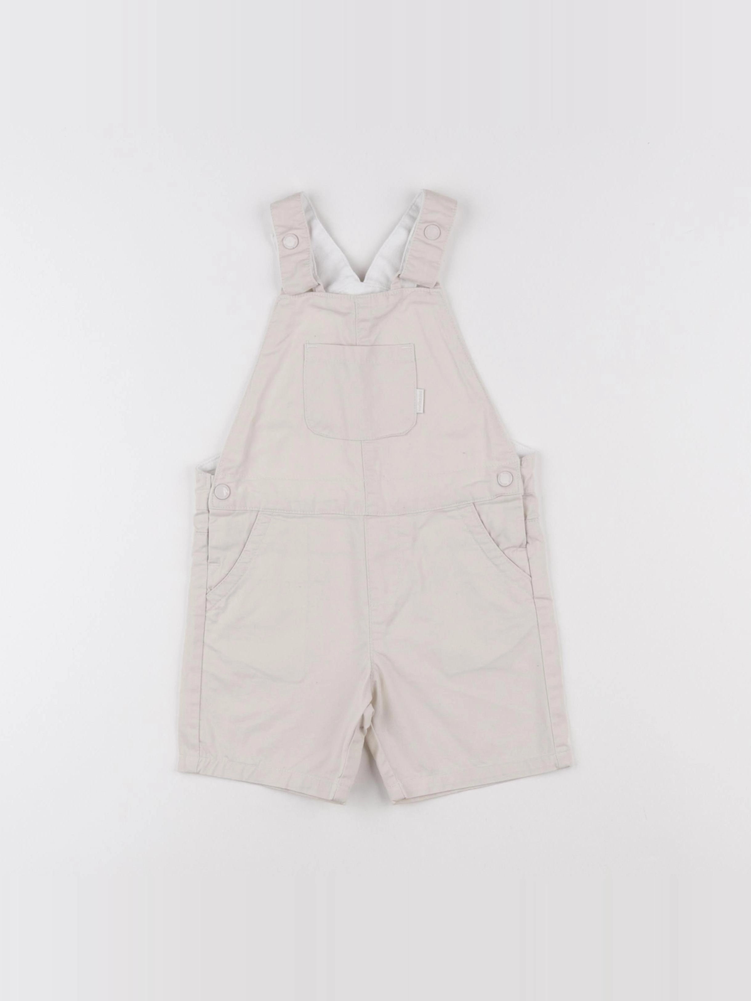 Vertbaudet - salopette blanc - 3 ans