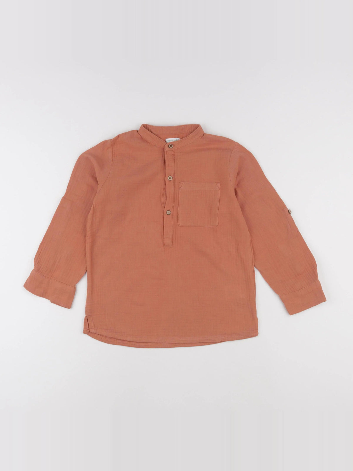 Vertbaudet - blouse orange - 8 ans