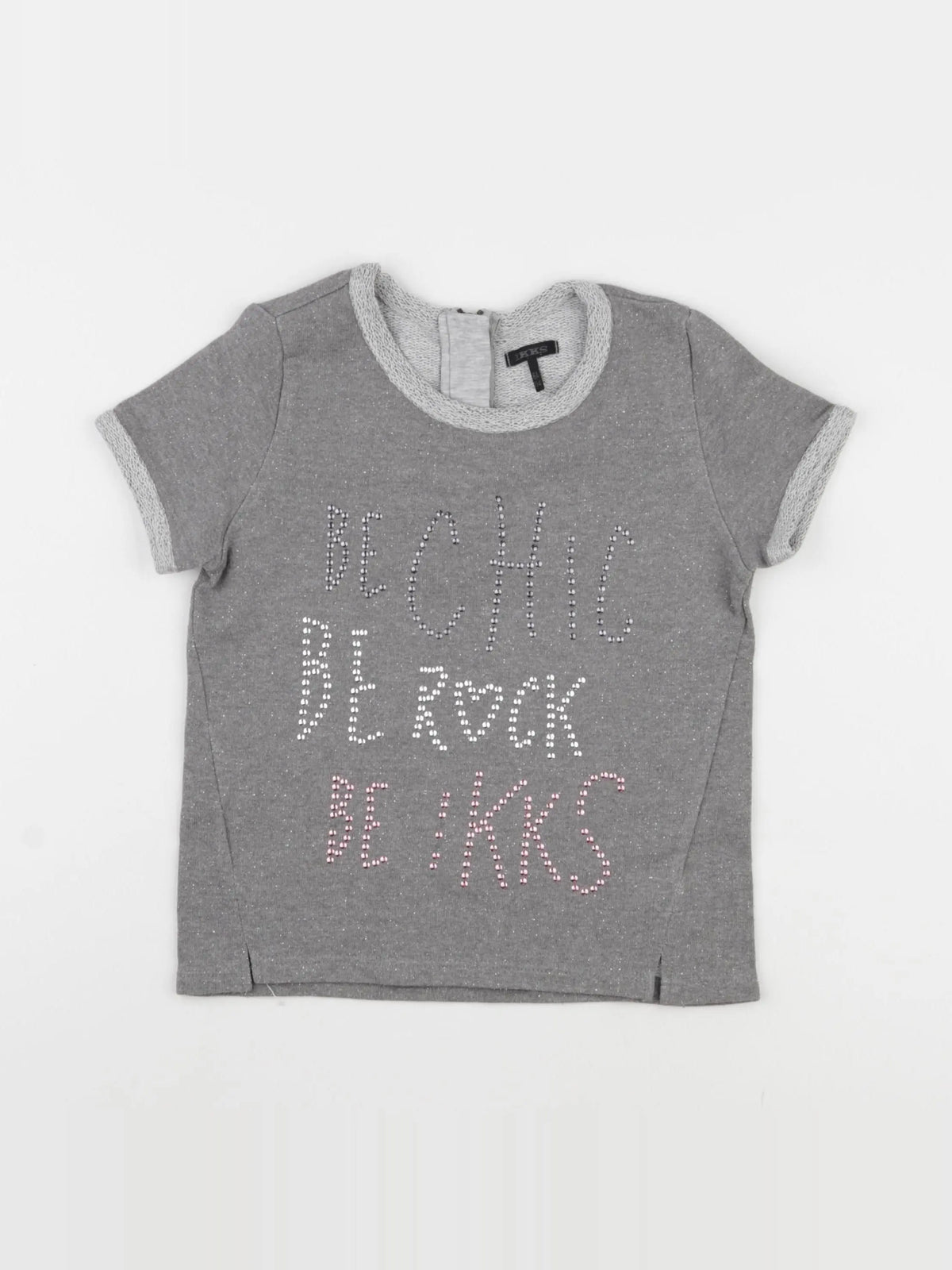 IKKS - tee-shirt gris - 6 ans