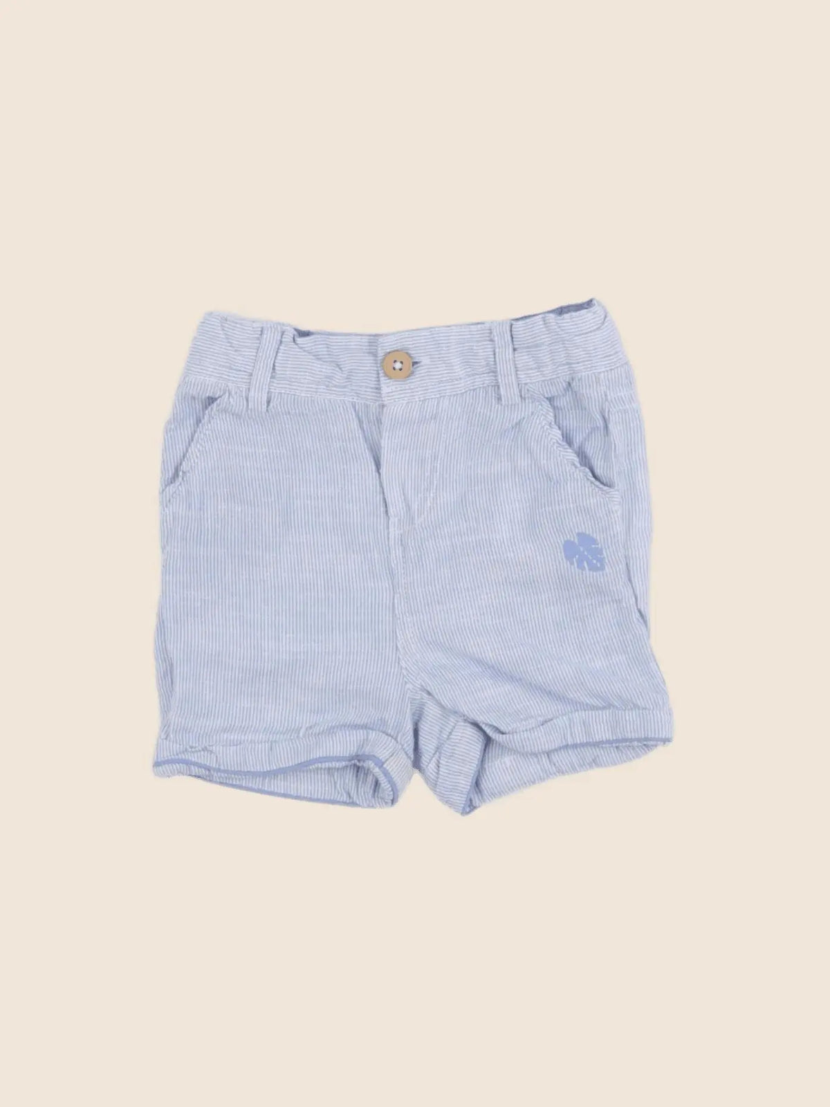 Cadet Rousselle - short bleu - 3 mois