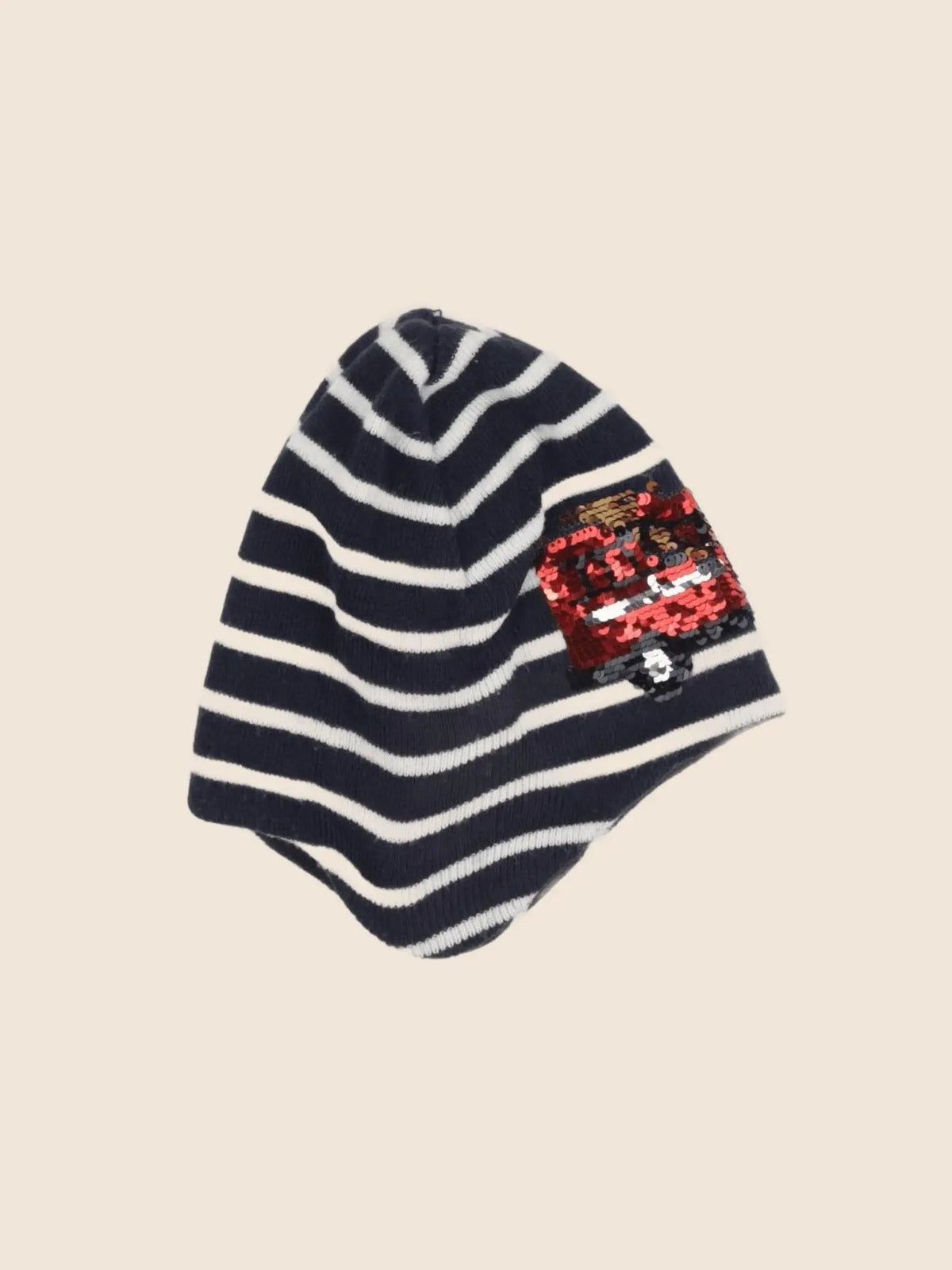 H&M - bonnet bleu - 8/12 ans