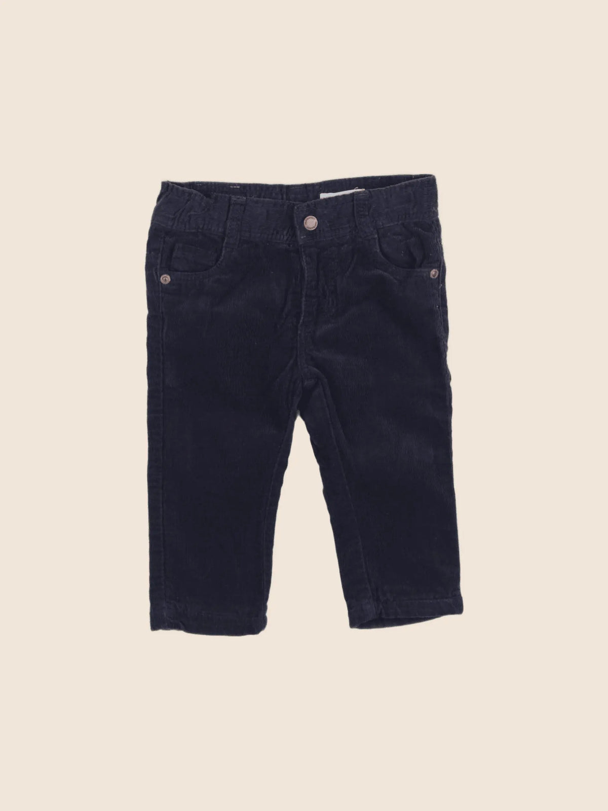 Vertbaudet - pantalon bleu - 9 mois