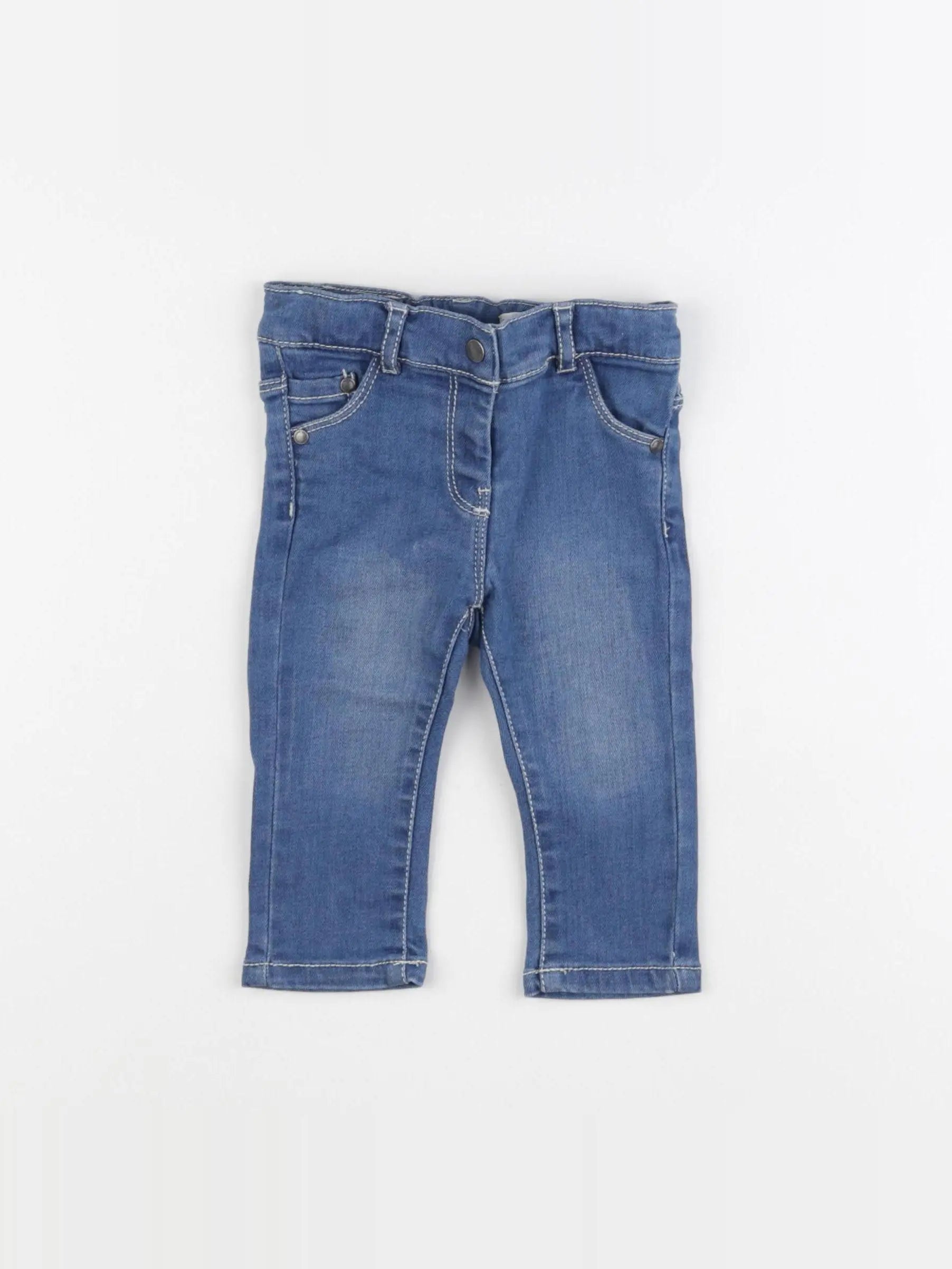 Vertbaudet - jean bleu - 6 mois