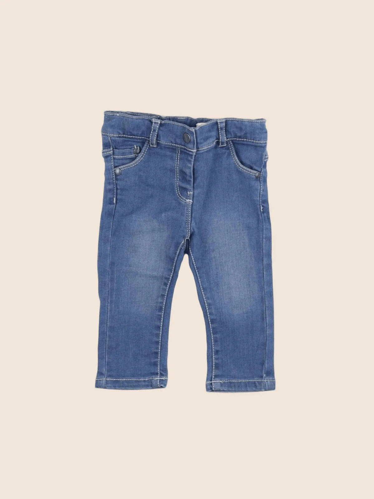 Vertbaudet - jean bleu - 6 mois