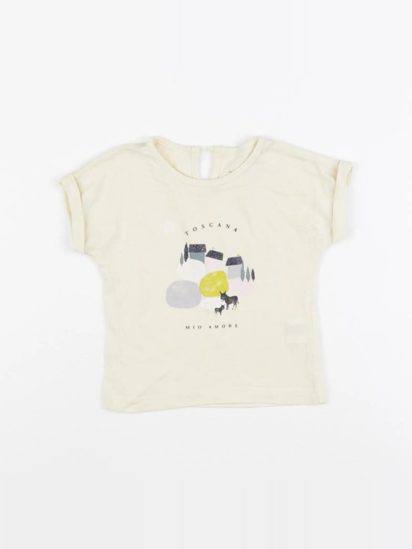 Boutchou - tee-shirt jaune - 6 mois