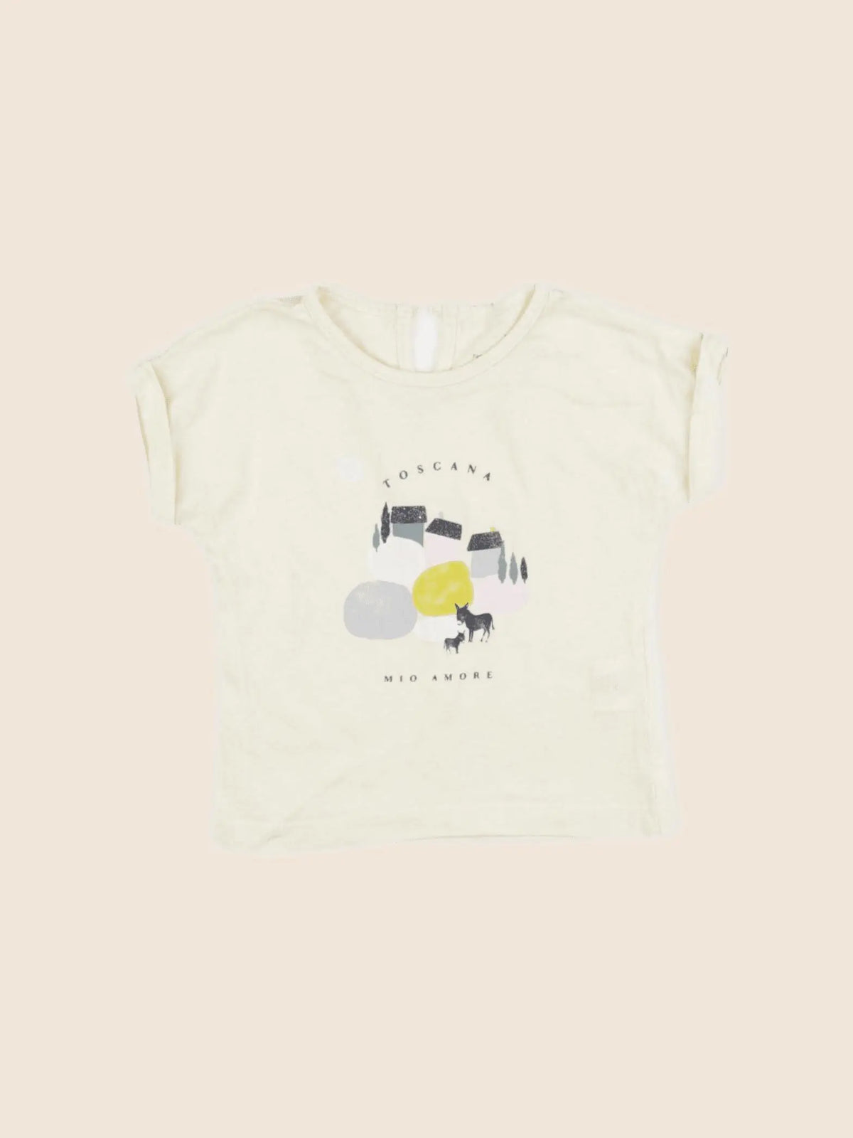 Boutchou - tee-shirt jaune - 6 mois