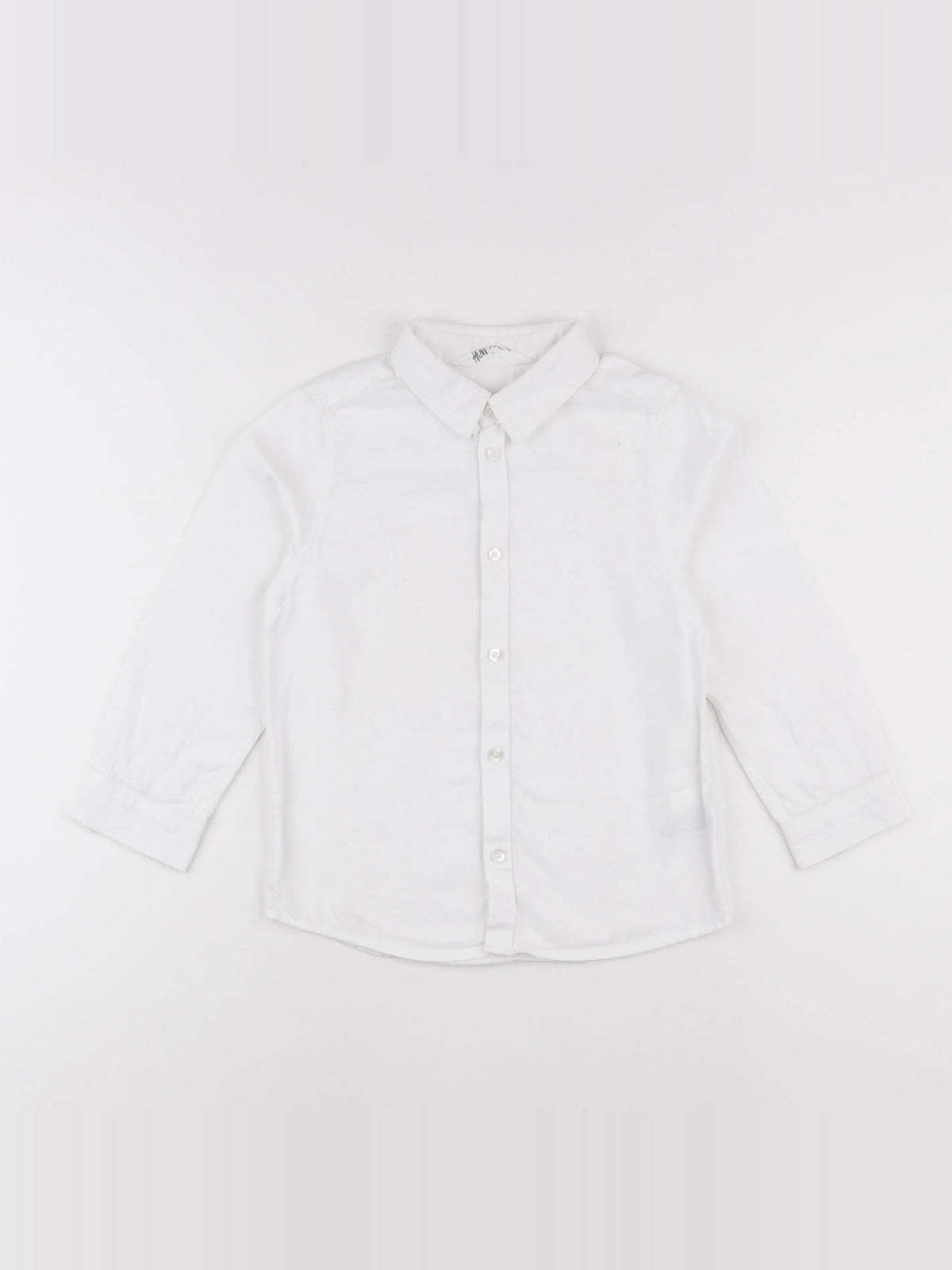 H&M - chemise blanc - 6/7 ans
