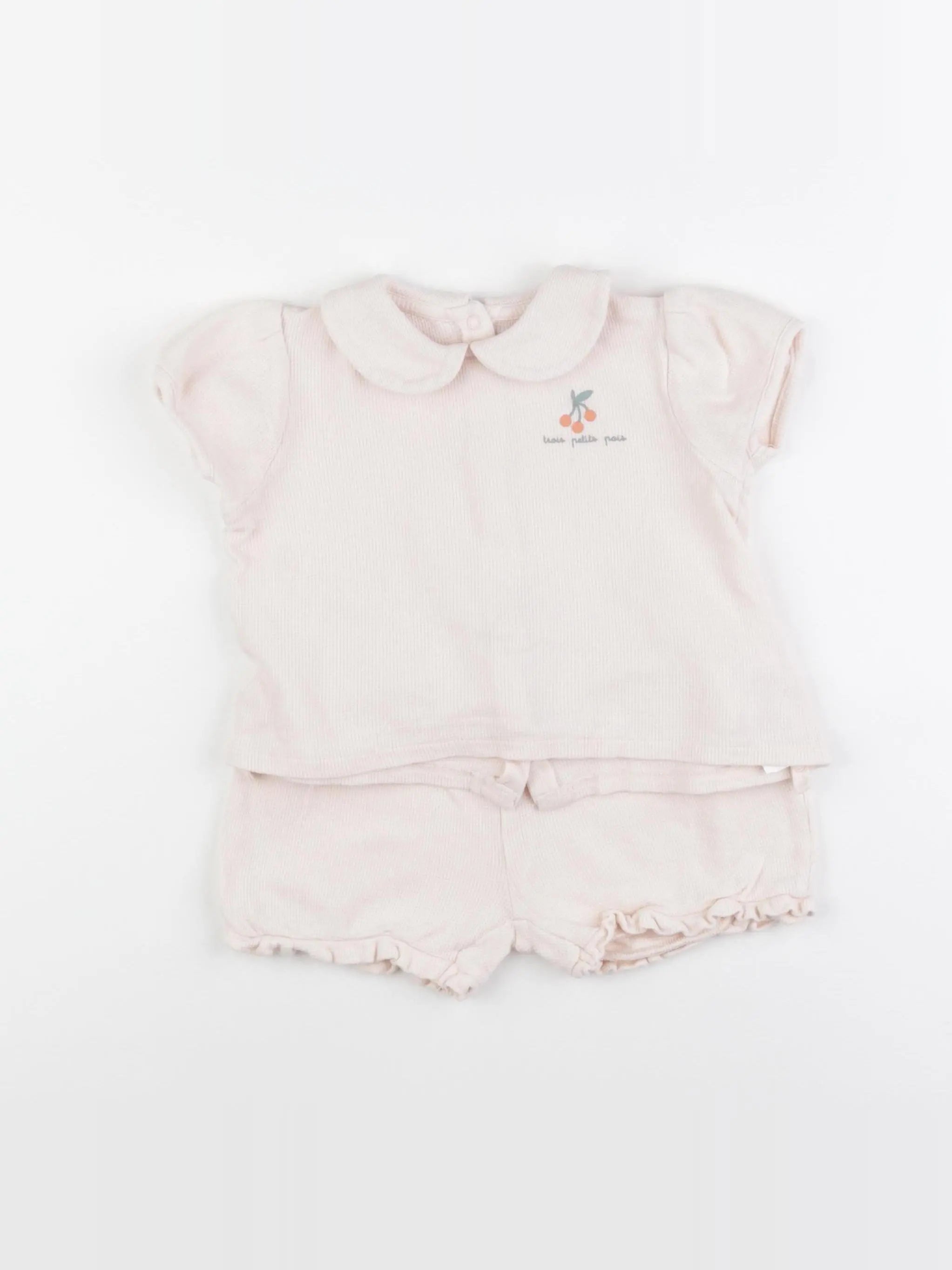 Vertbaudet - pyjama coton rose - 18 mois