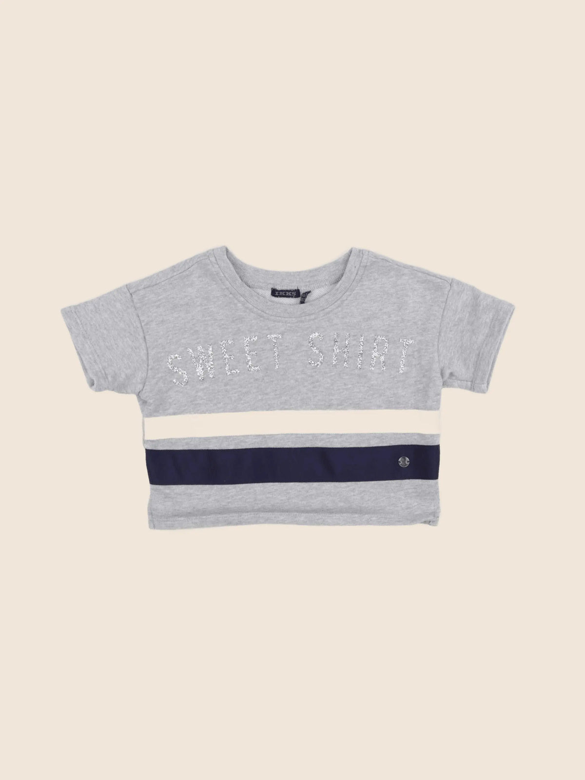 IKKS - sweat court gris - 4 ans