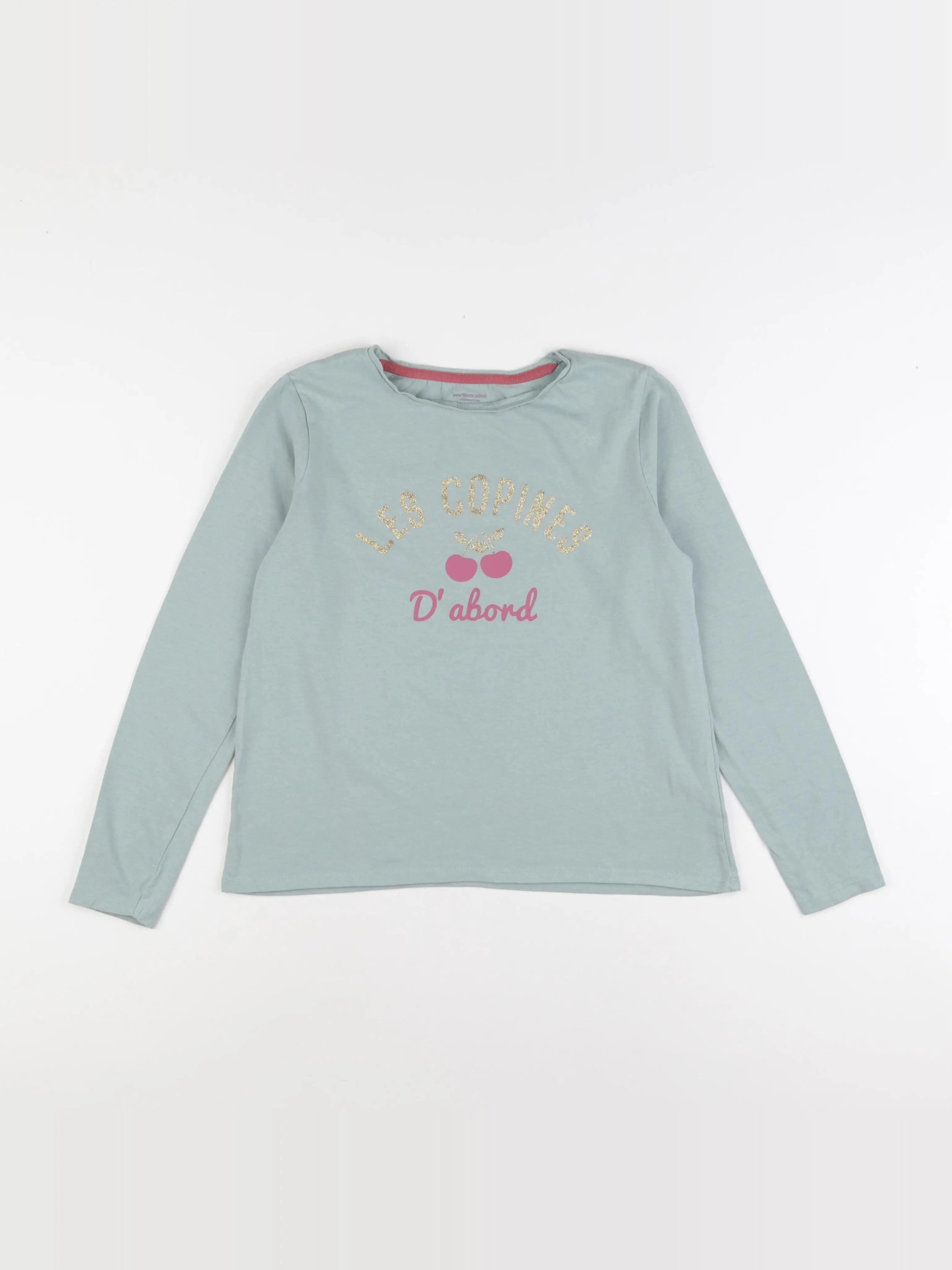 Vertbaudet - tee-shirt vert - 12 ans