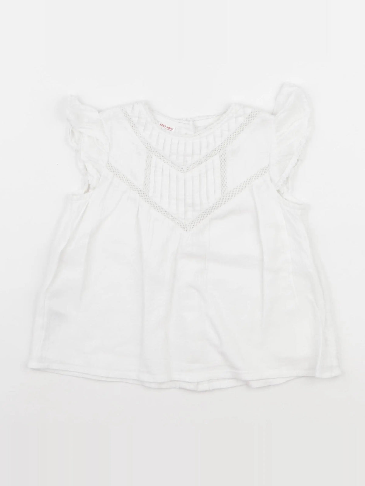 Mango - blouse blanc - 2/3 ans