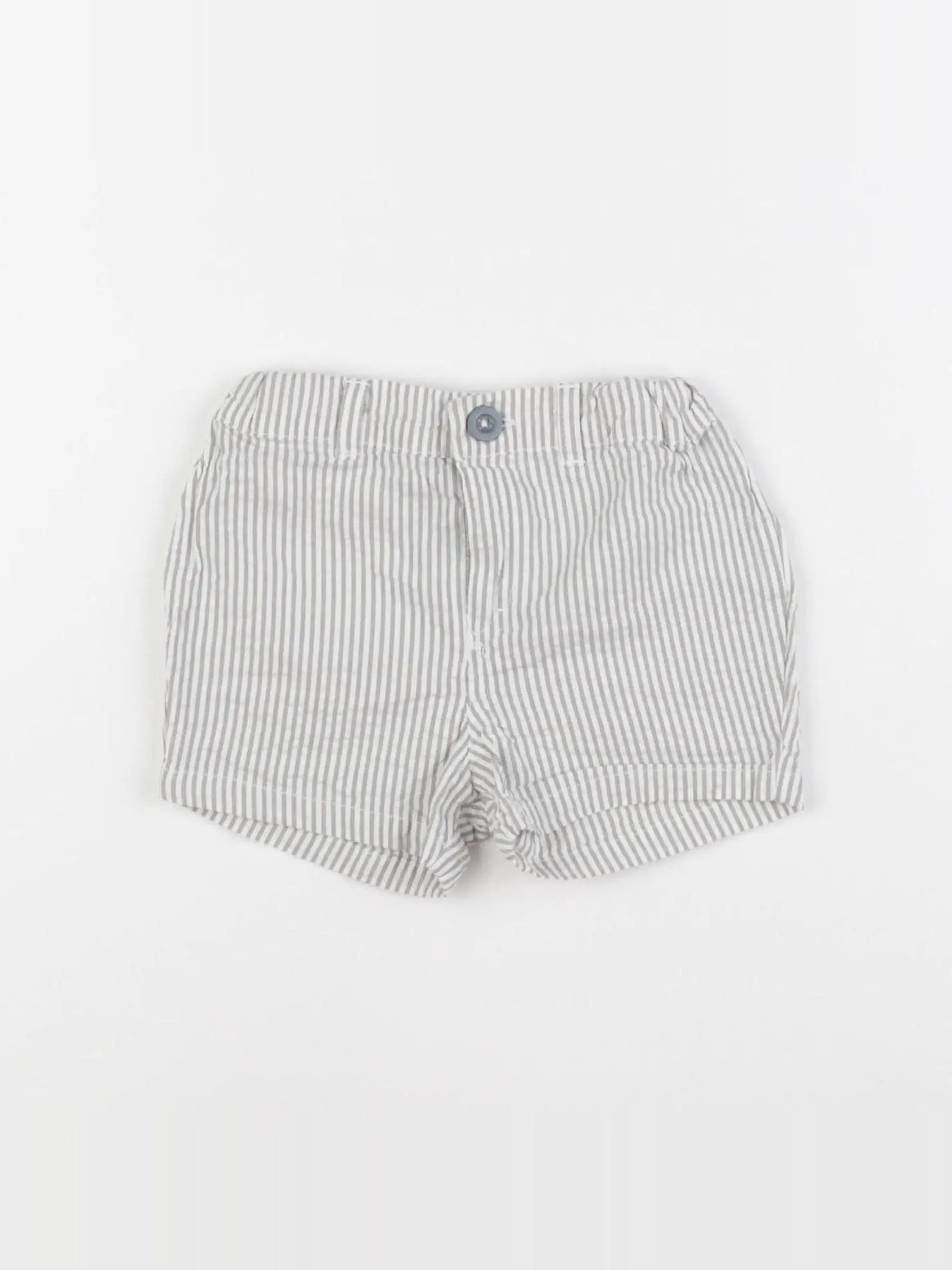 Petit Bateau - short gris - 12 mois