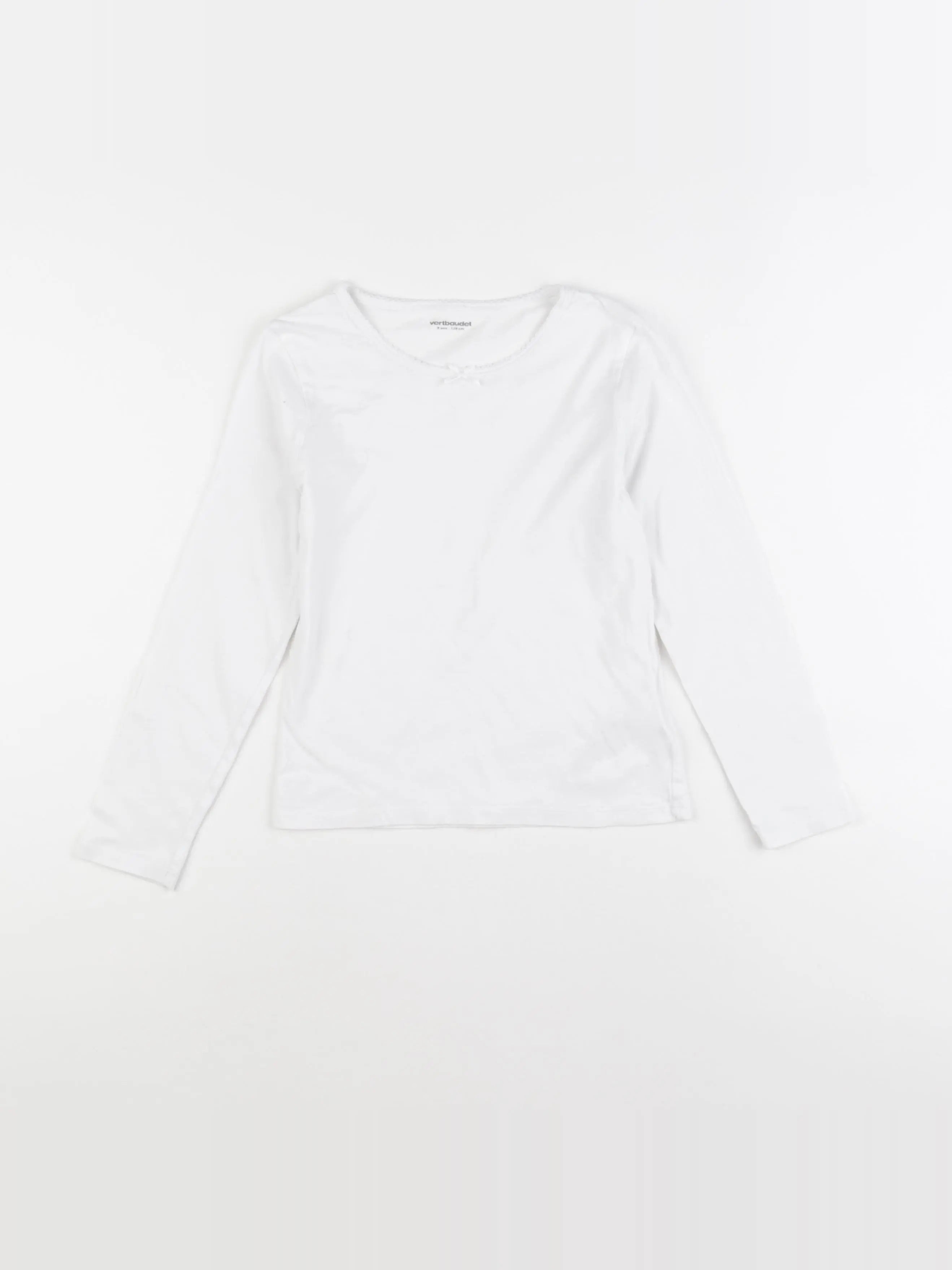 Vertbaudet - maillot de corps blanc - 8 ans