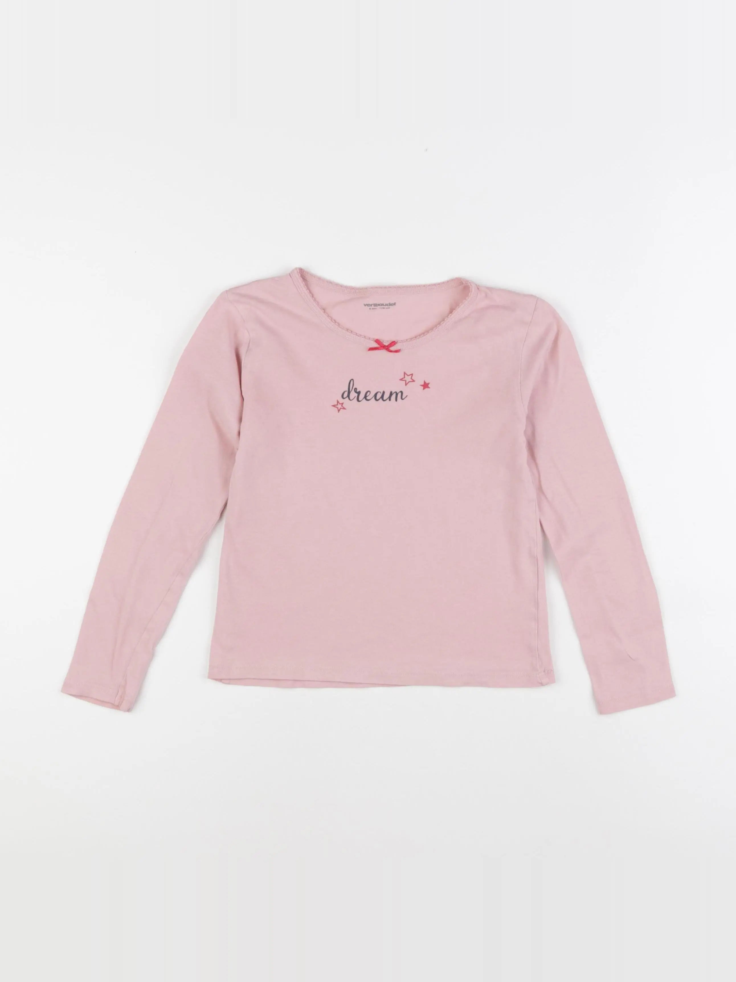 Vertbaudet - maillot de corps rose - 8 ans