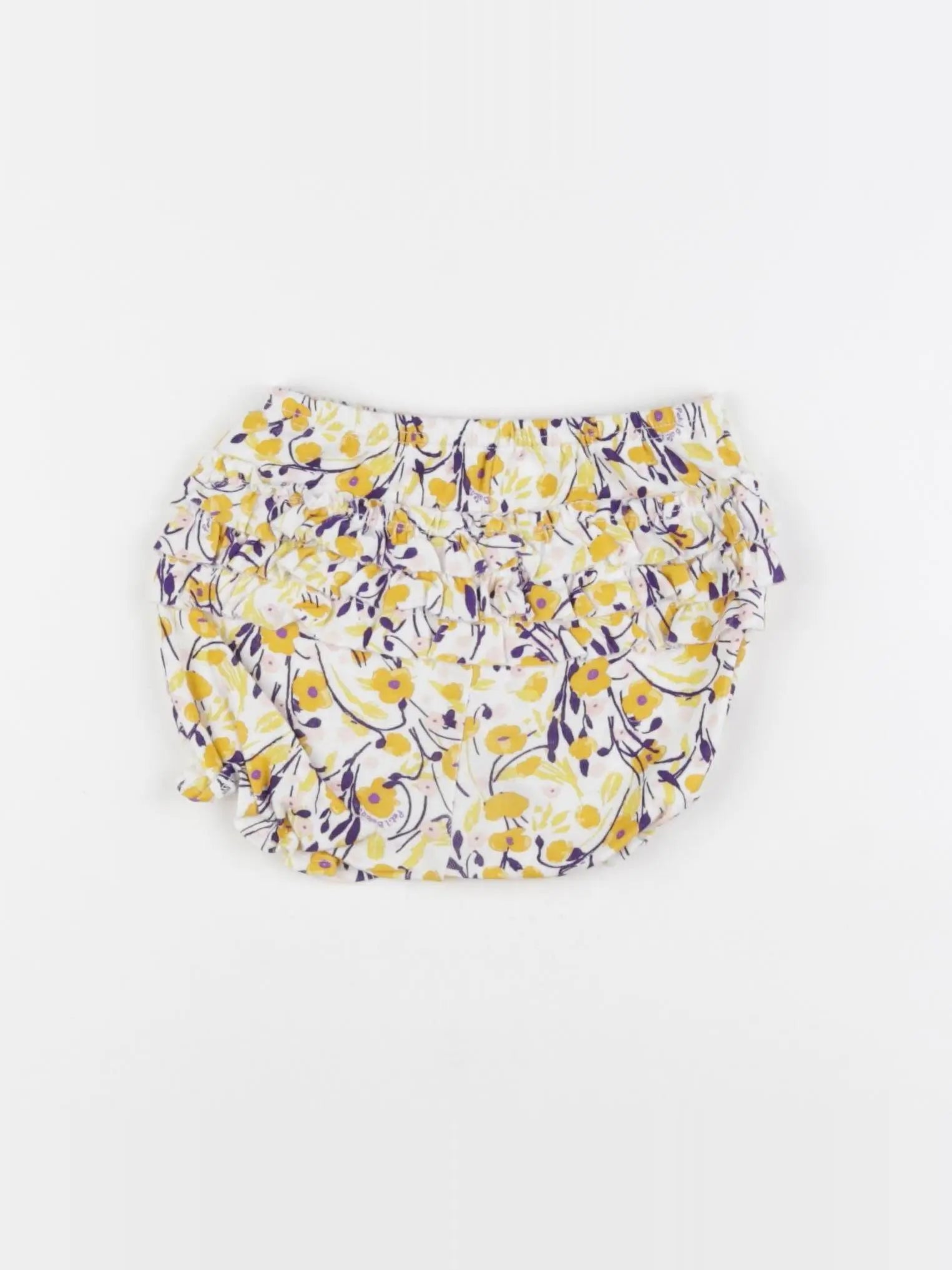 Petit Bateau - bloomer jaune - 6 mois