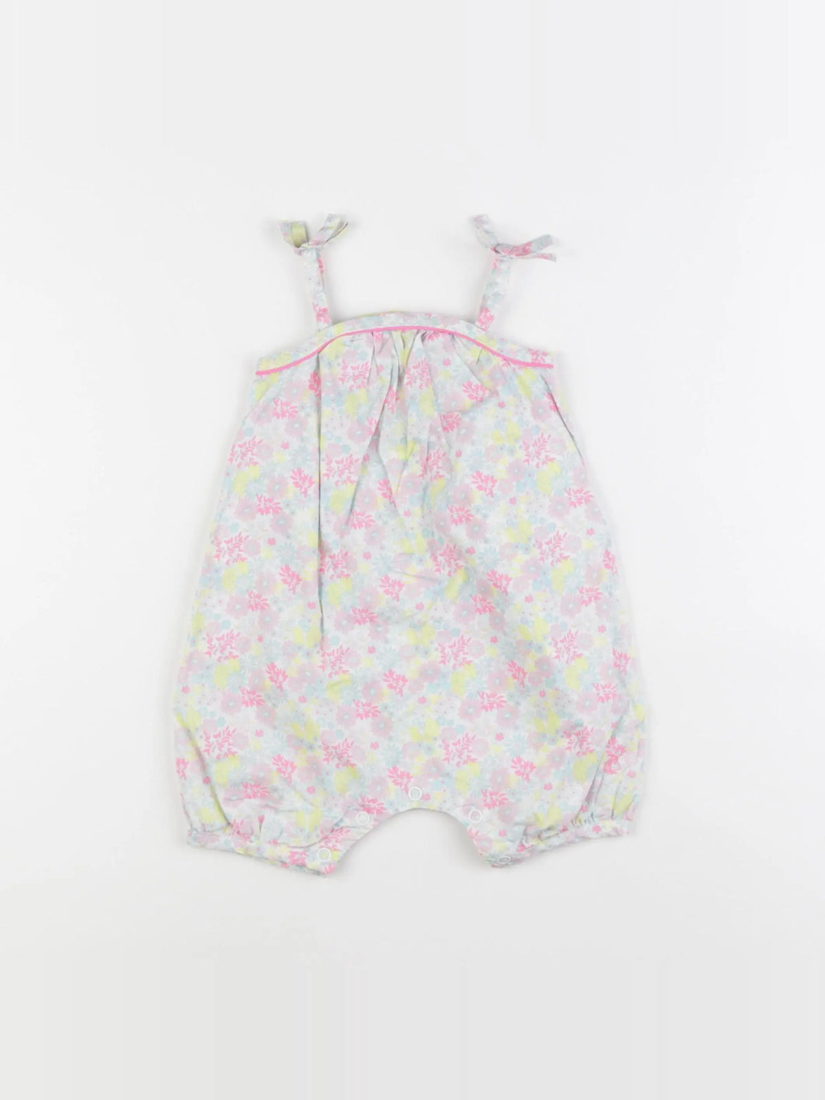 Petit Bateau - combinaison blanc - 6 mois