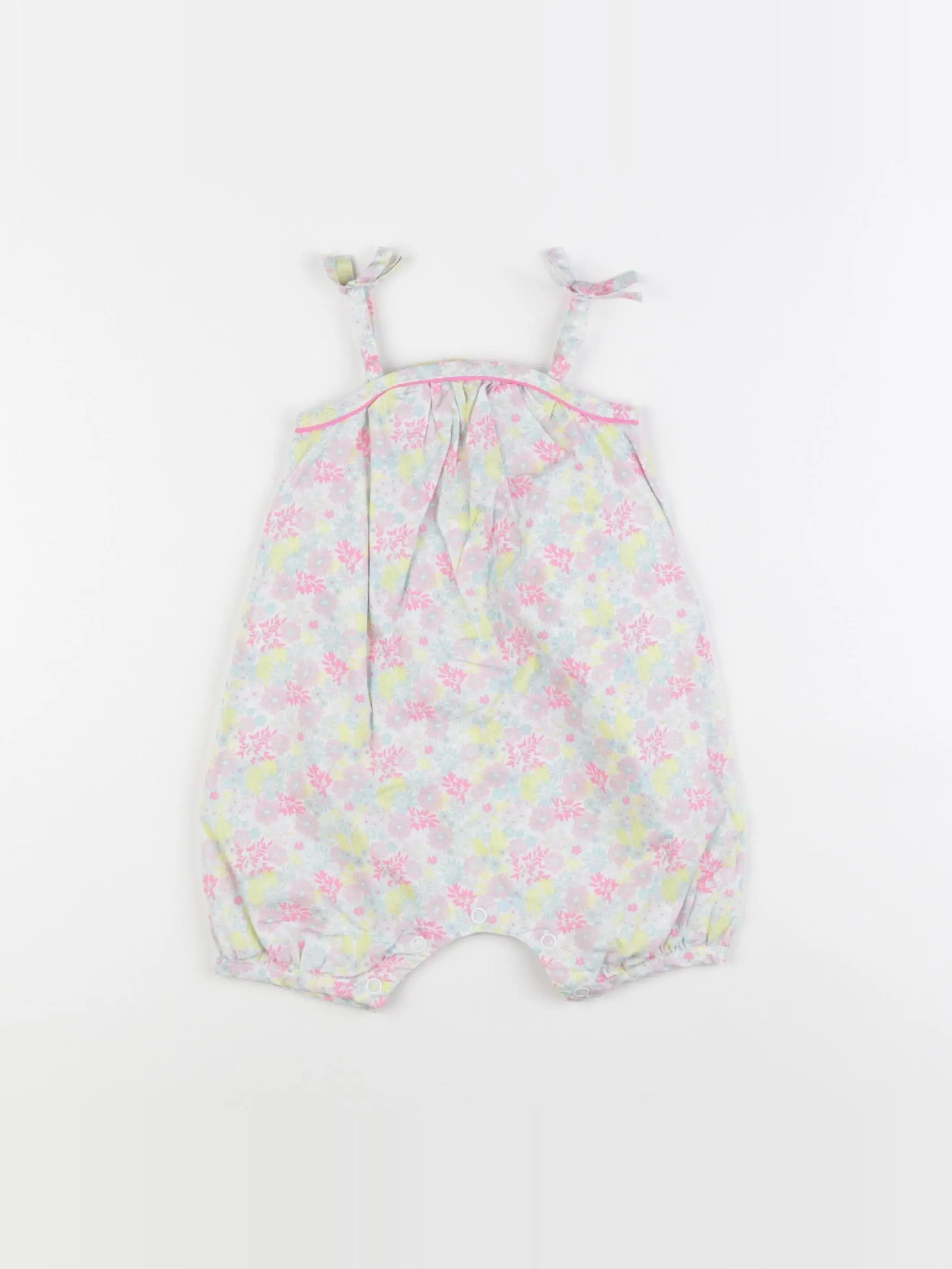 Petit Bateau - combinaison blanc - 6 mois