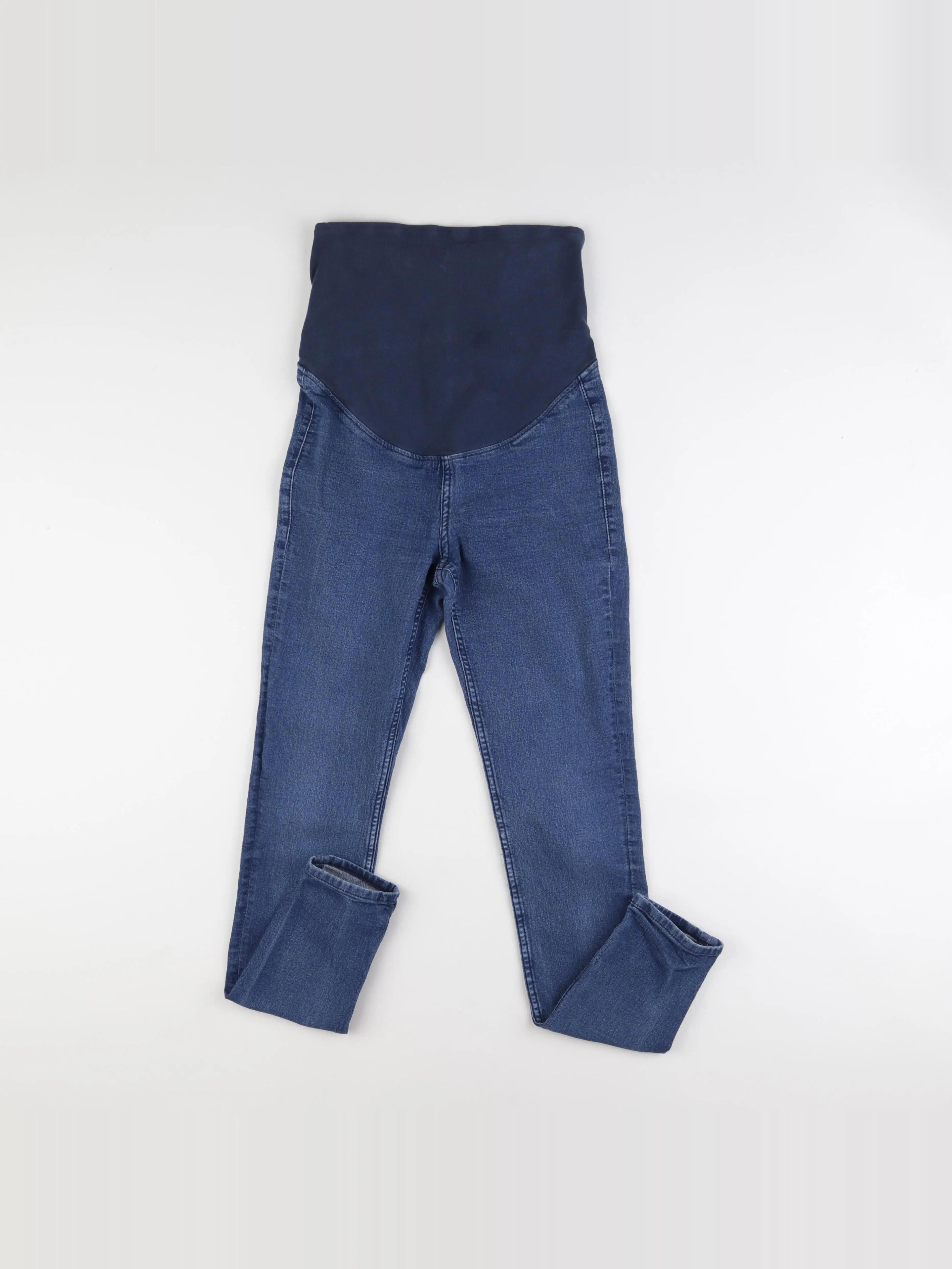 H&M - pantalon bleu - S
