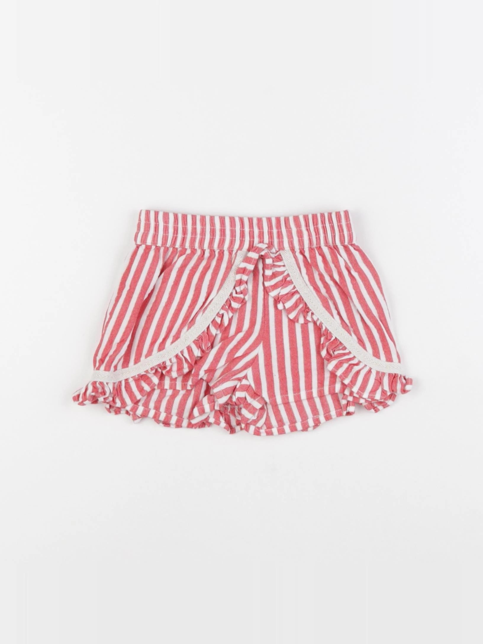 IKKS - short rouge - 18 mois