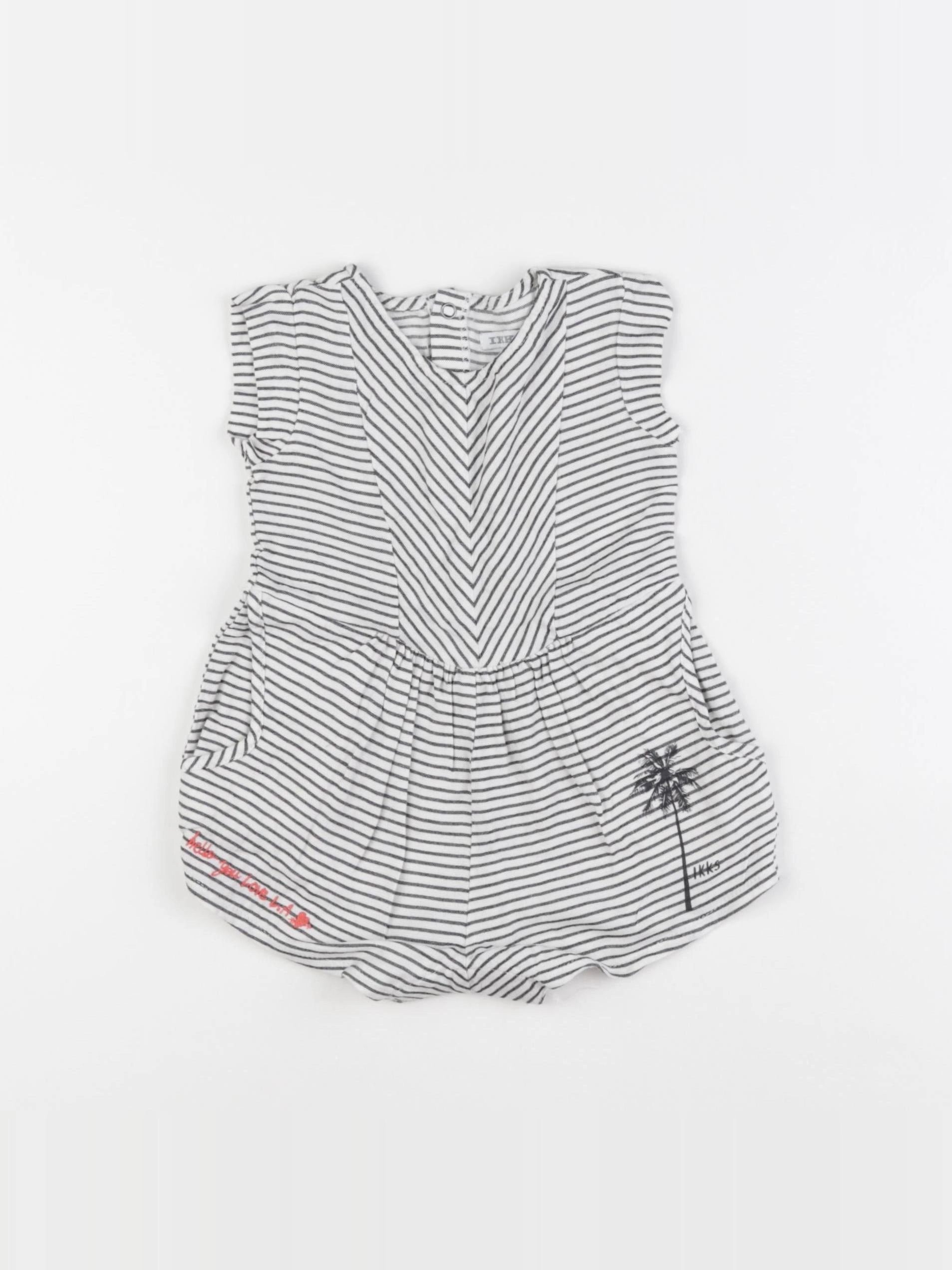 IKKS - combinaison gris - 18 mois