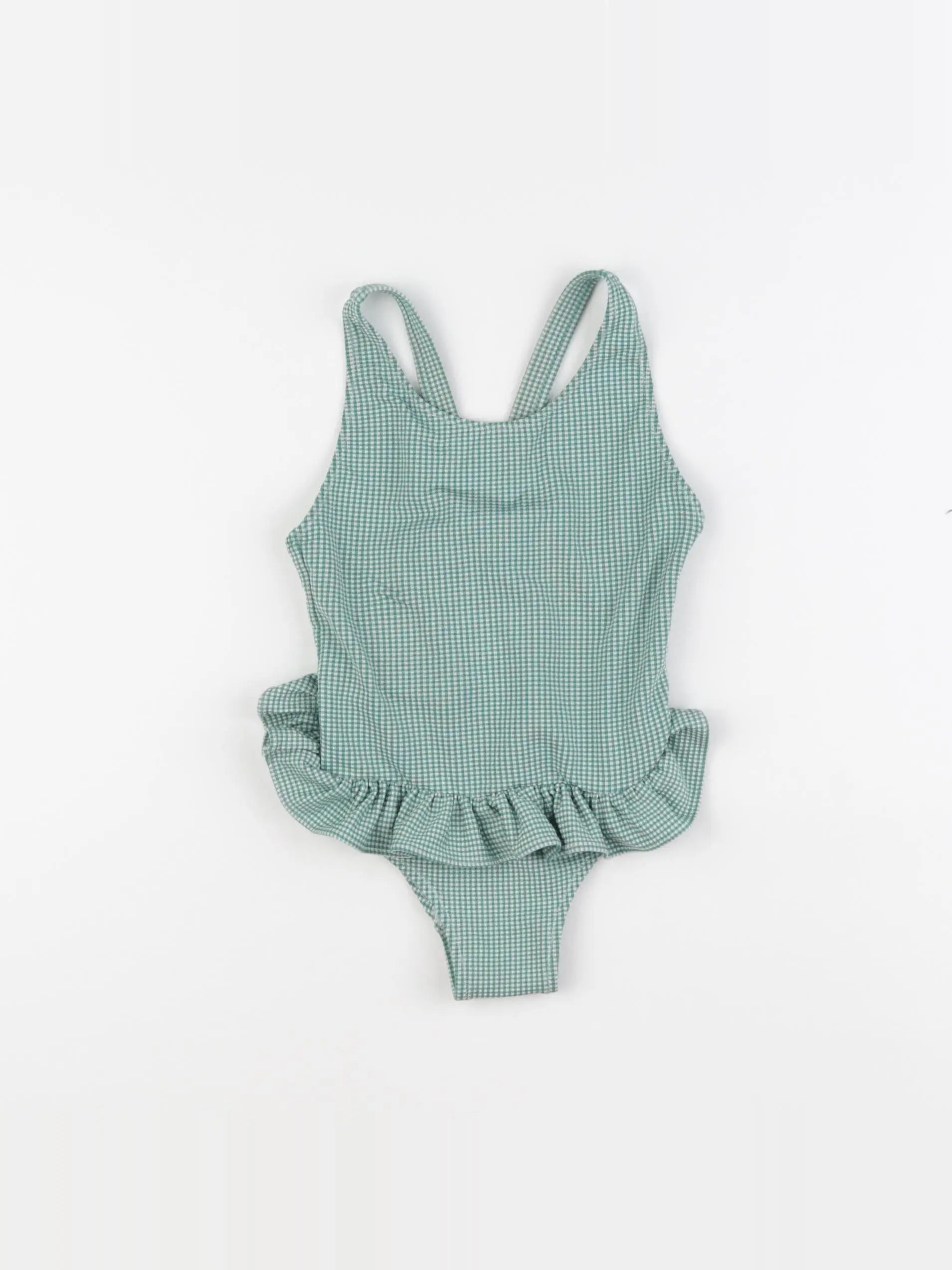 Boutchou - maillot de bain vert, blanc - 36 mois