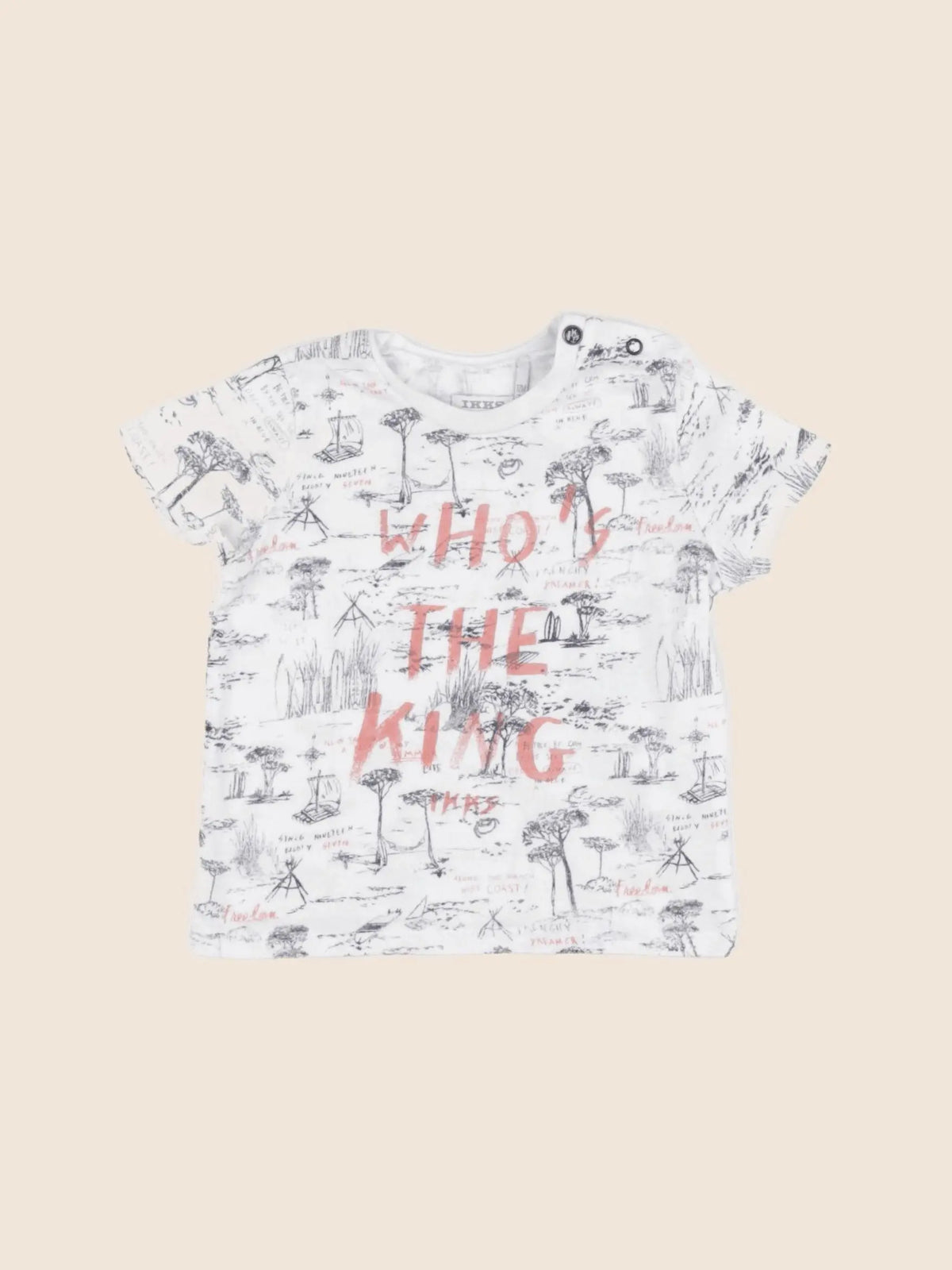 IKKS - tee-shirt multicolore - 12 mois