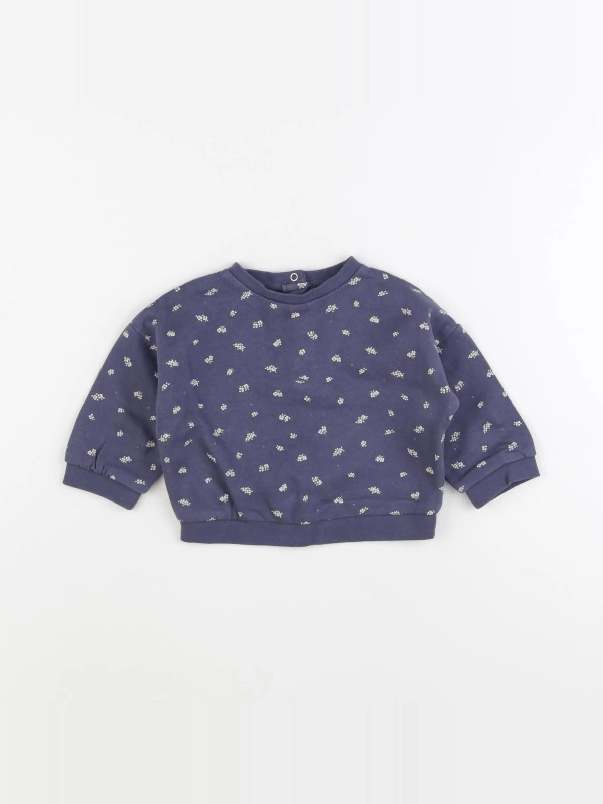 Vertbaudet - sweat bleu - 6 mois