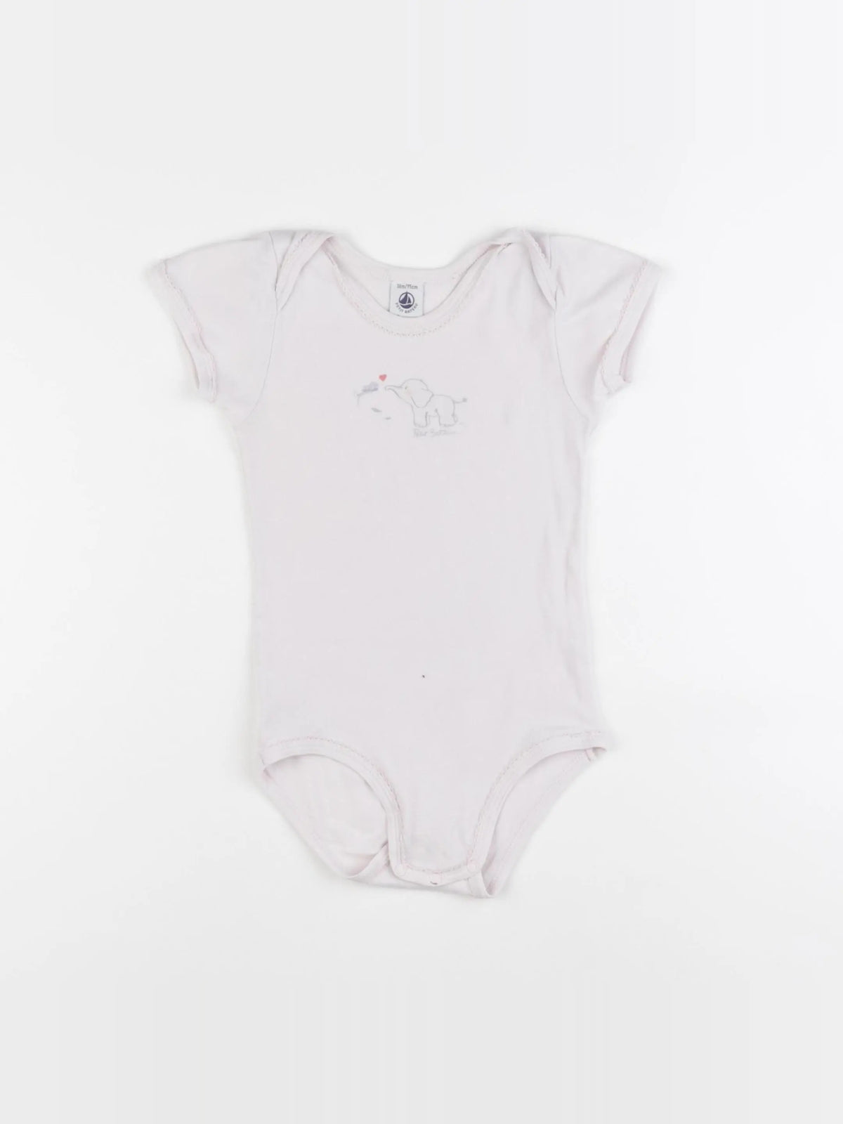 Petit Bateau - body rose - 36 mois