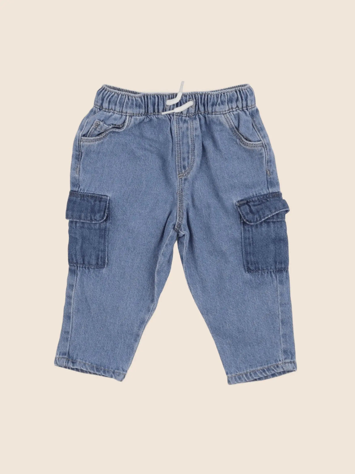 Vertbaudet - jean bleu - 6 mois